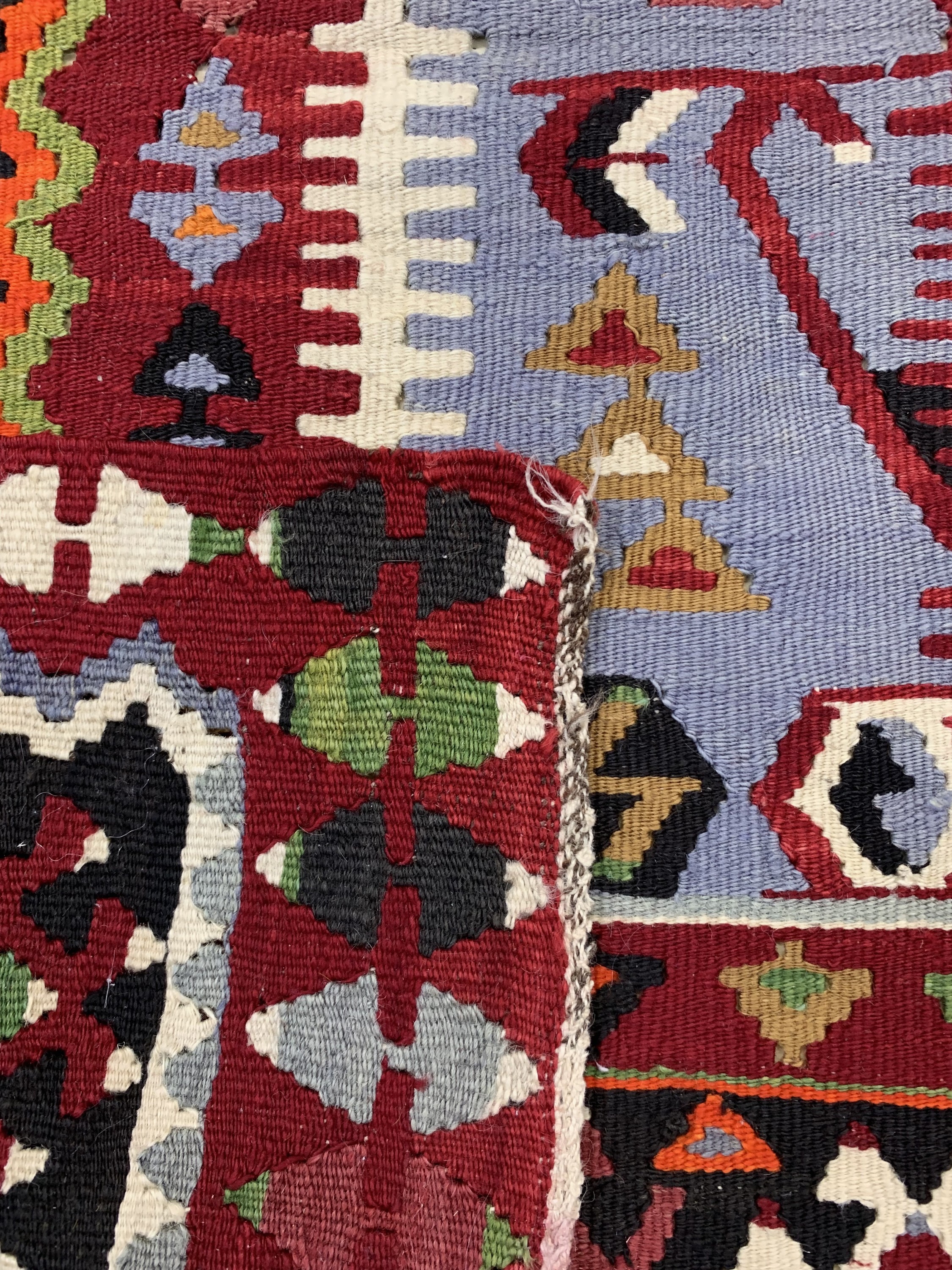 Detail d: Anatol Kelim, Türkei, ca. 60 Jahre, Wolle auf Wolle, ca. 183 x 100 cm, EHZ: 2