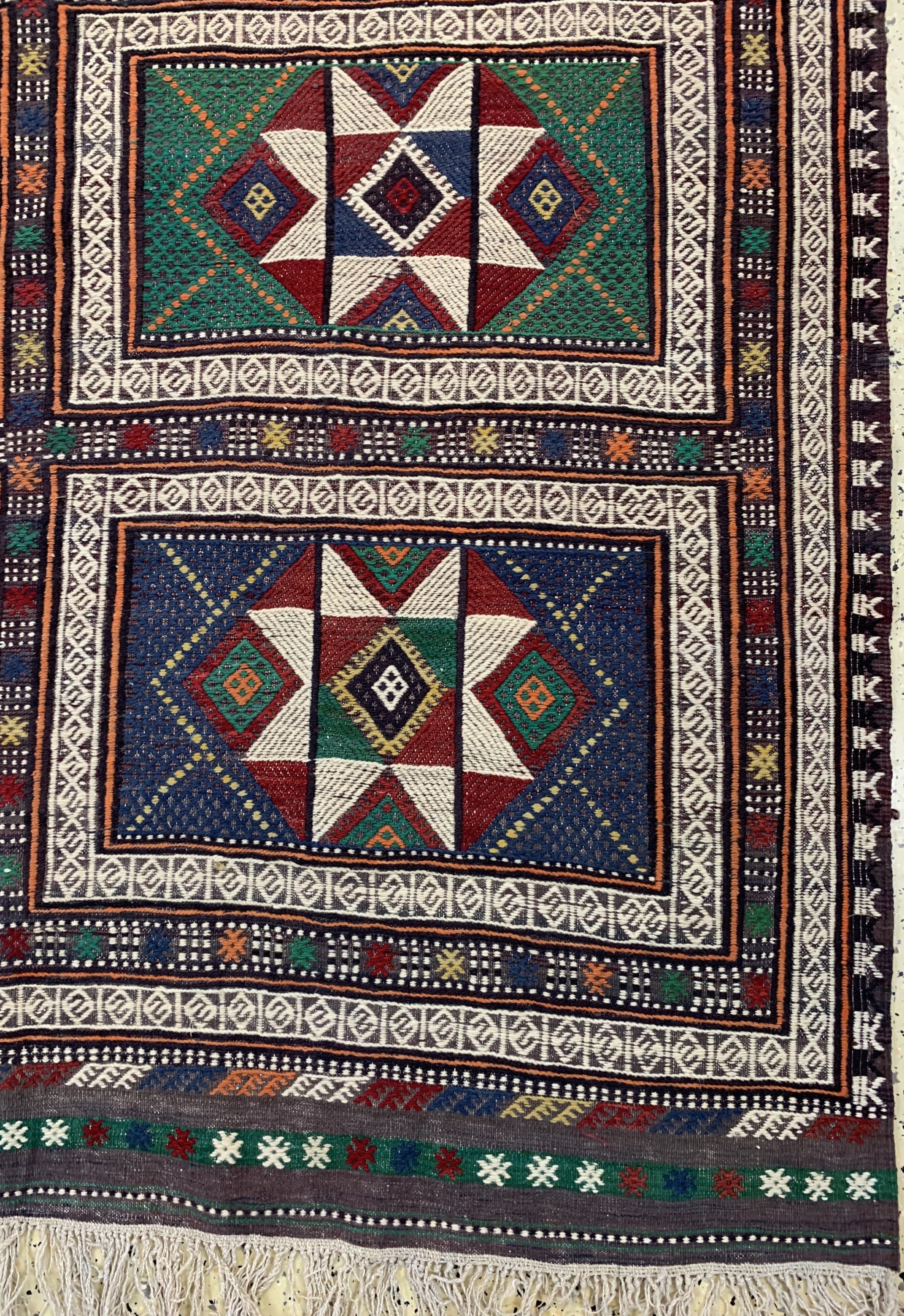 Detail a: Anatol Shaddah alt, Türkei, um 1950, Wolle auf Wolle, ca. 285 x 177 cm, EHZ: 2
