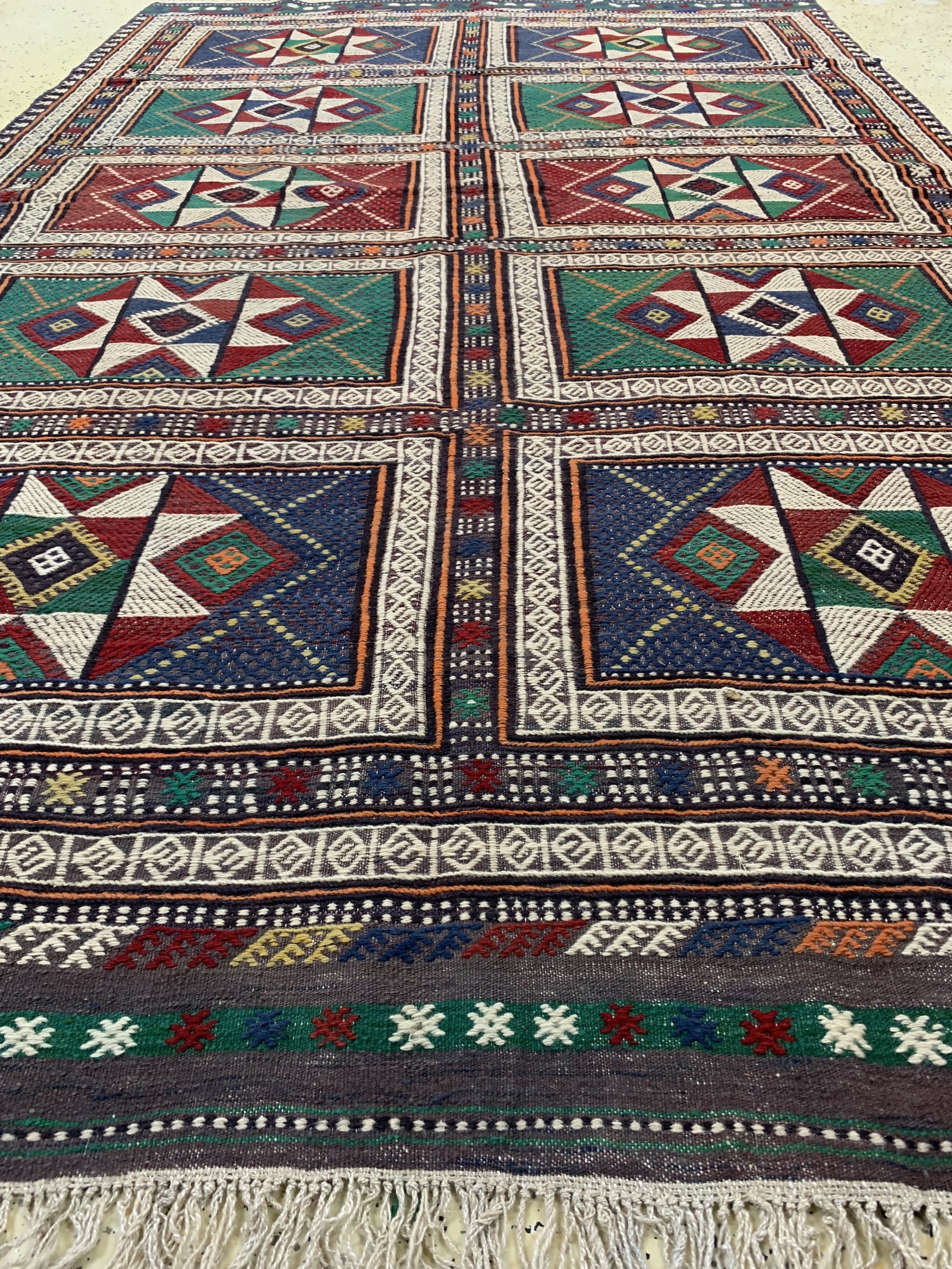 Detail c: Anatol Shaddah alt, Türkei, um 1950, Wolle auf Wolle, ca. 285 x 177 cm, EHZ: 2