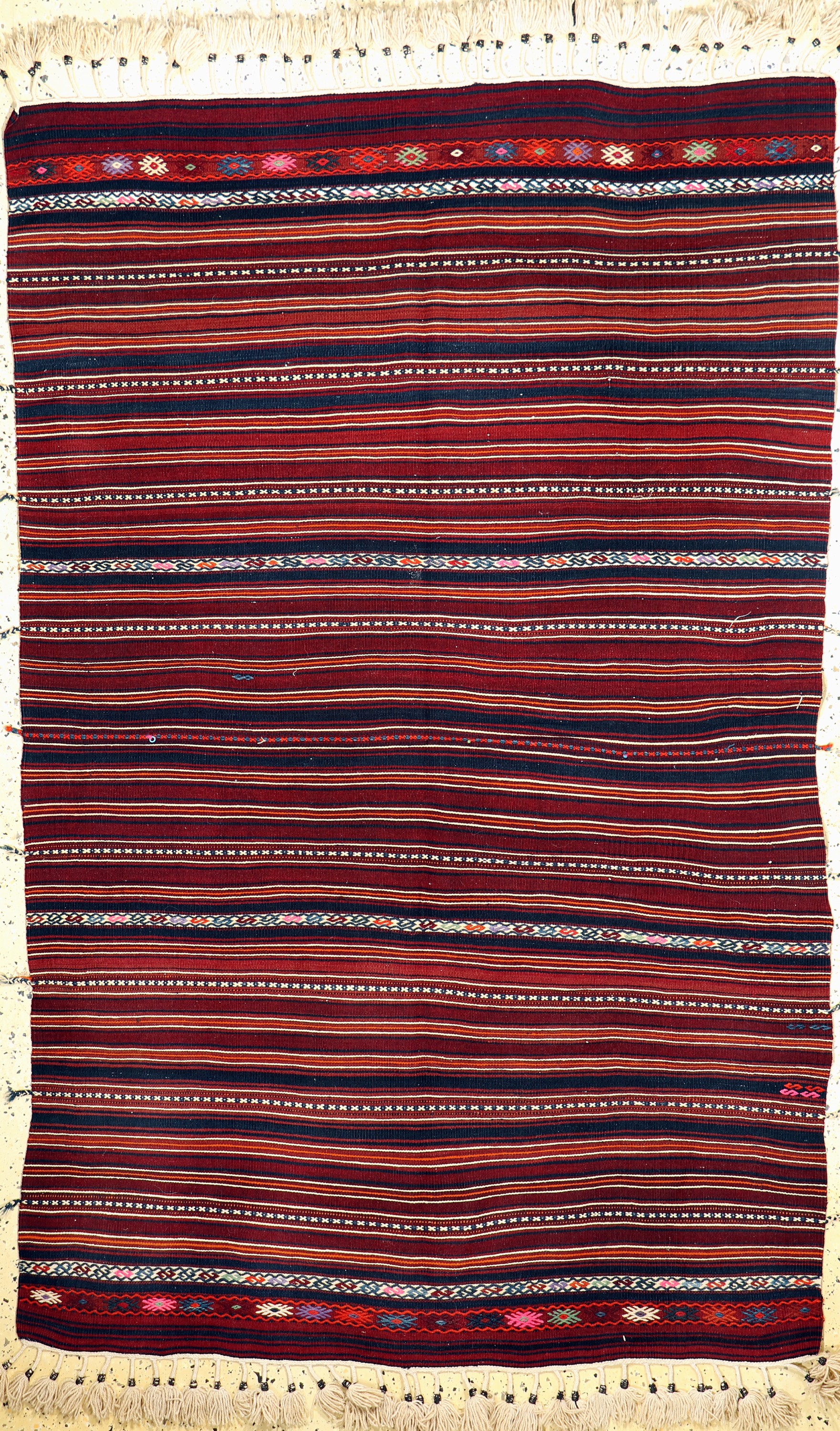 Anatol Kelim, Türkei, ca. 60 Jahre, Wolle auf Wolle, ca. 210 x 132 cm, EHZ: 2