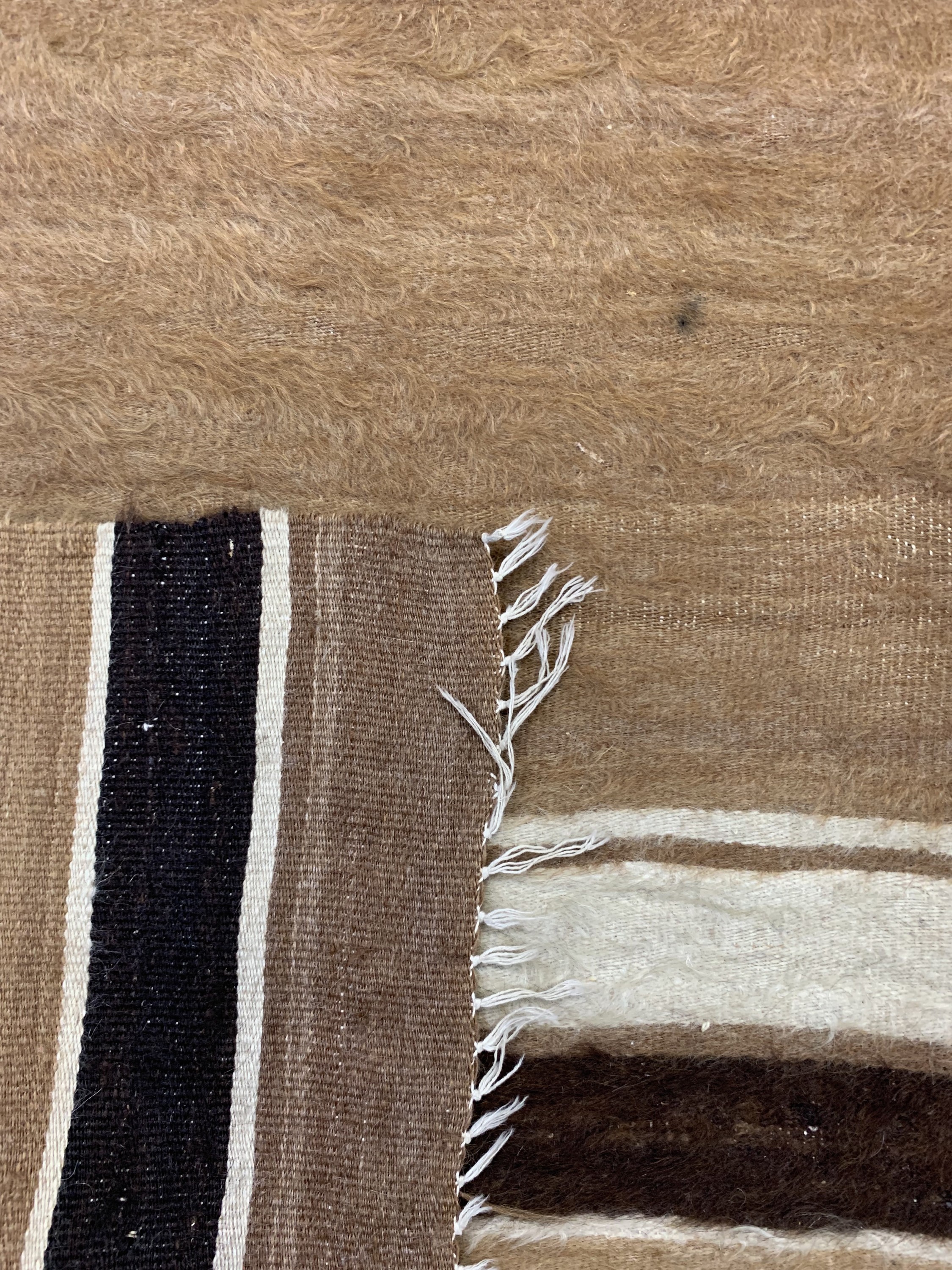 Detail d: Siirt Kelim alt, Türkei, um 1930/1940, Wolle auf Wolle, ca. 200 x 140 cm, EHZ: 3