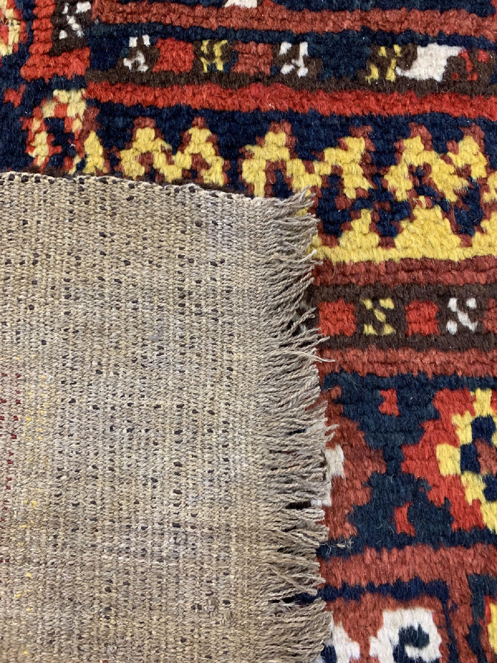Detail f: Karakalpak antik(3 Bahnig), Uzbekistan, um 1900, Wolle auf Wolle, ca. 310 x 150 cm, EHZ: 4