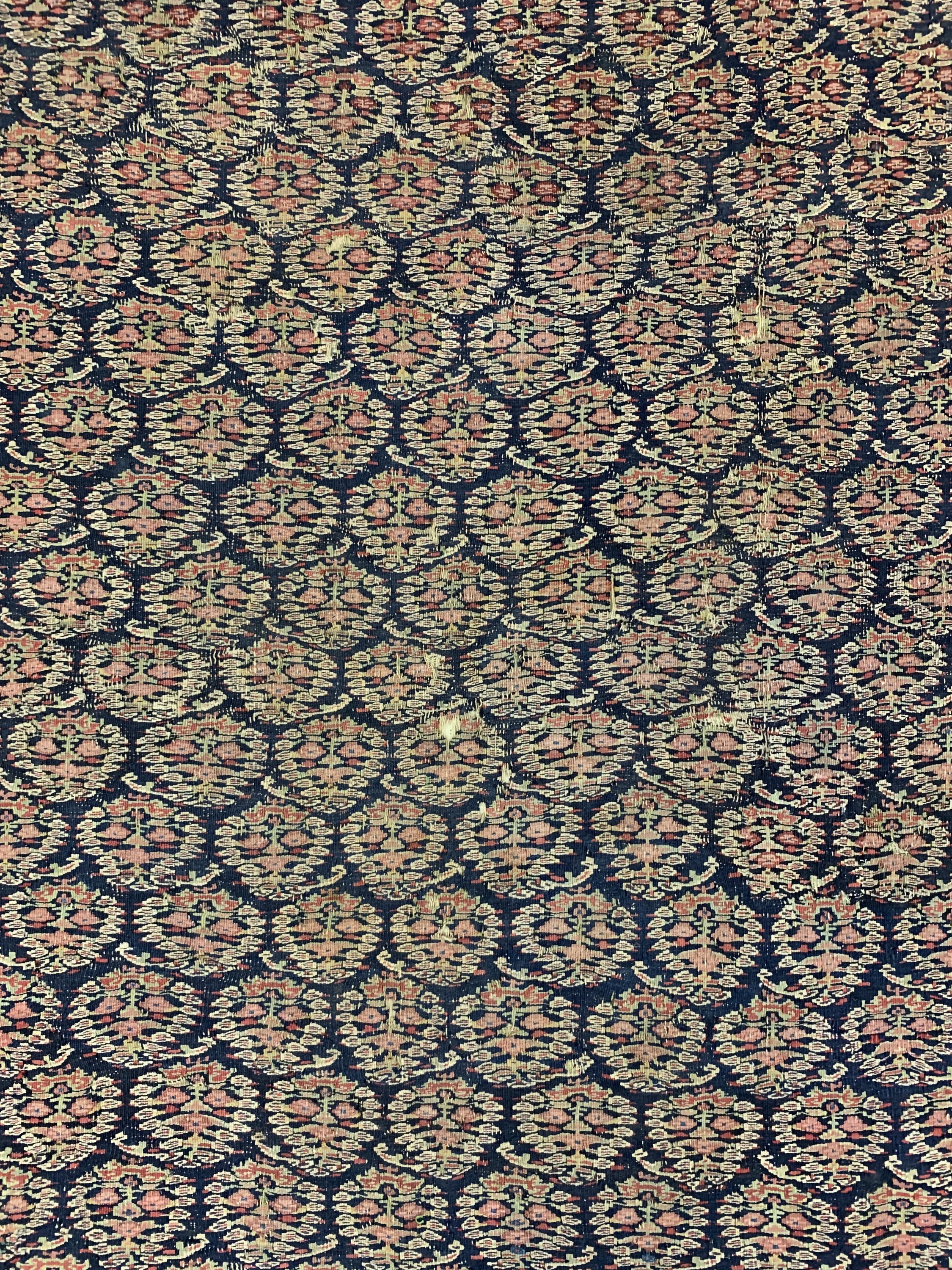 Detail c: Antiker Senneh Kelim Fragment, Persien, Anfang 19.Jhd, Wolle auf Wolle, ca. 285 x 206 cm, EHZ: 4