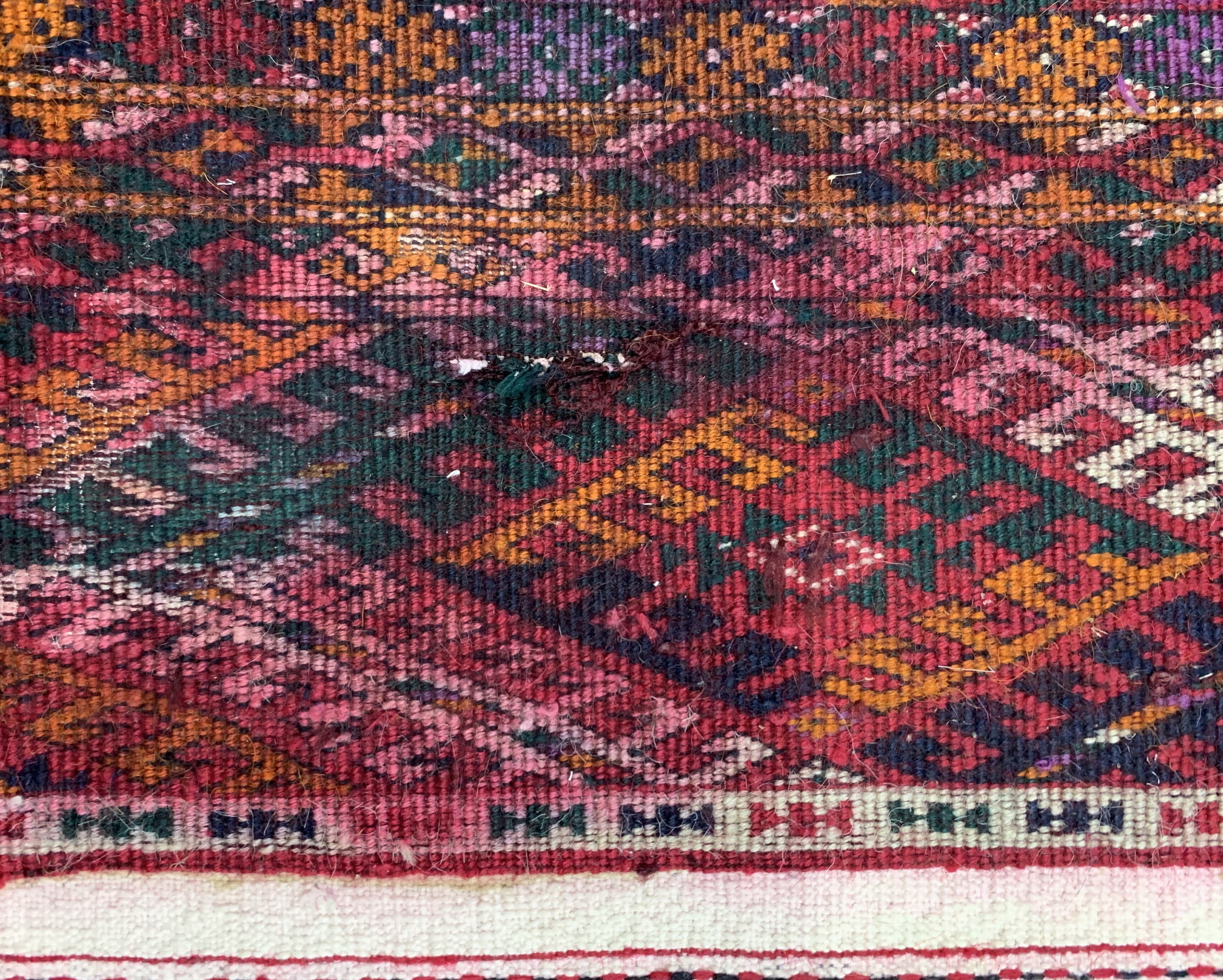 Detail h: Antiker Senneh Kelim Fragment, Persien, Anfang 19.Jhd, Wolle auf Wolle, ca. 285 x 206 cm, EHZ: 4