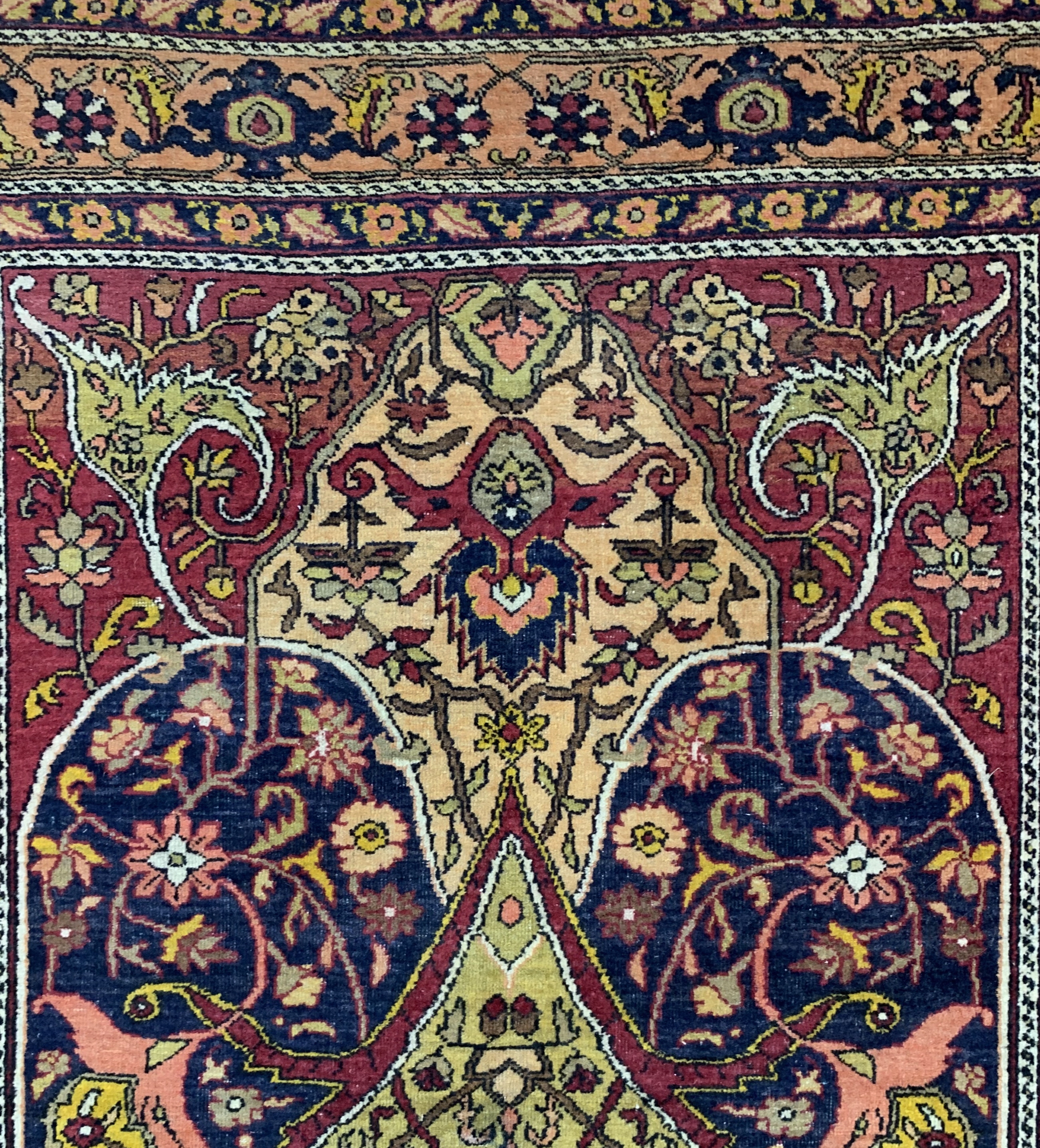 Detail c: Kayseri alt, Türkei, um 1950, Wolle auf Baumwolle, ca. 195 x 133 cm, EHZ: 3