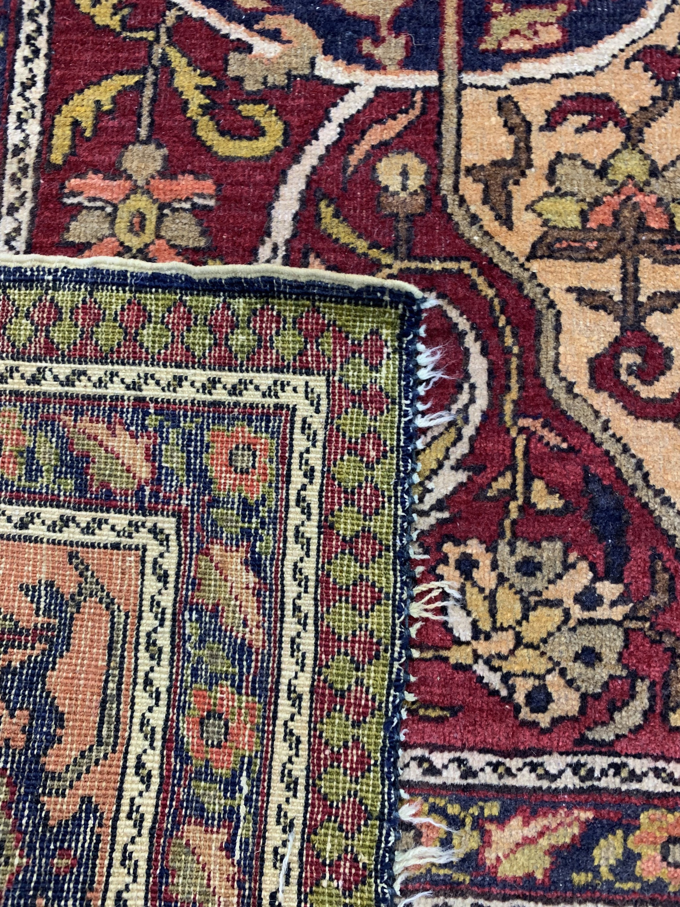 Detail e: Kayseri alt, Türkei, um 1950, Wolle auf Baumwolle, ca. 195 x 133 cm, EHZ: 3