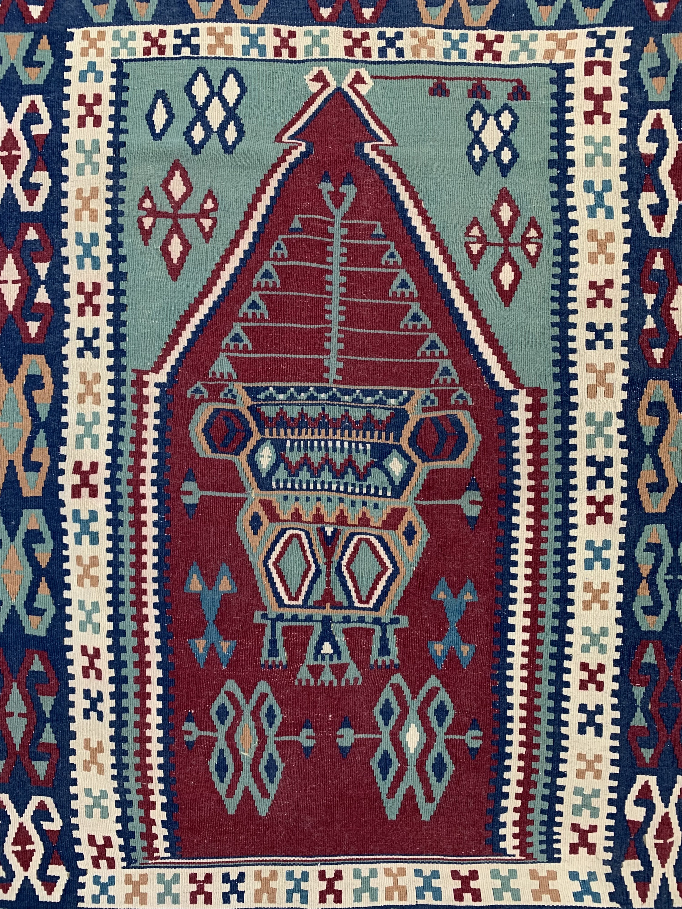 Detail a: 2 Lots Anatol Kelim, Türkei, ca. 50 Jahre, Wolle auf Wolle, ca. 158 x 105 cm, EHZ: 2