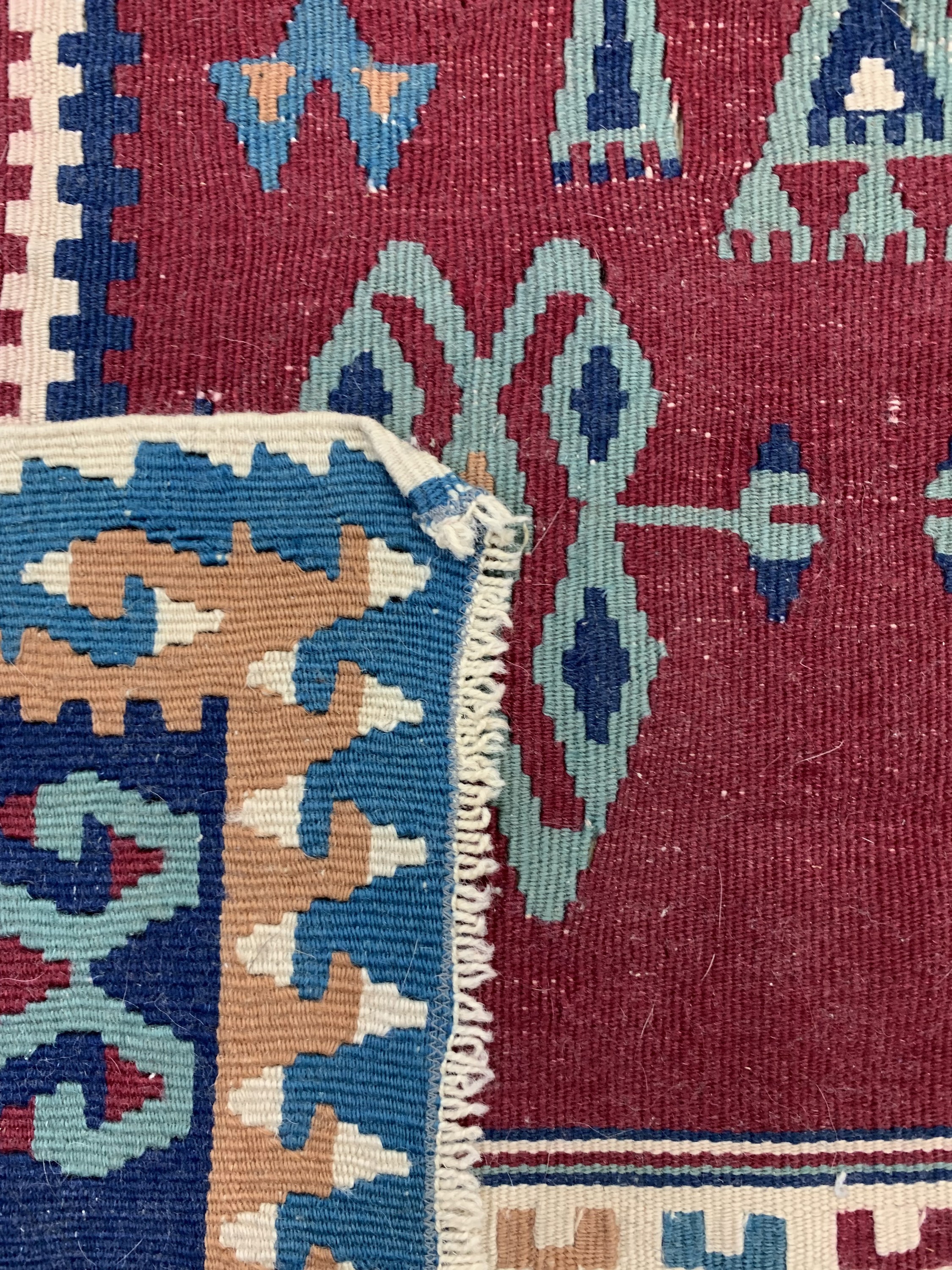 Detail c: 2 Lots Anatol Kelim, Türkei, ca. 50 Jahre, Wolle auf Wolle, ca. 158 x 105 cm, EHZ: 2