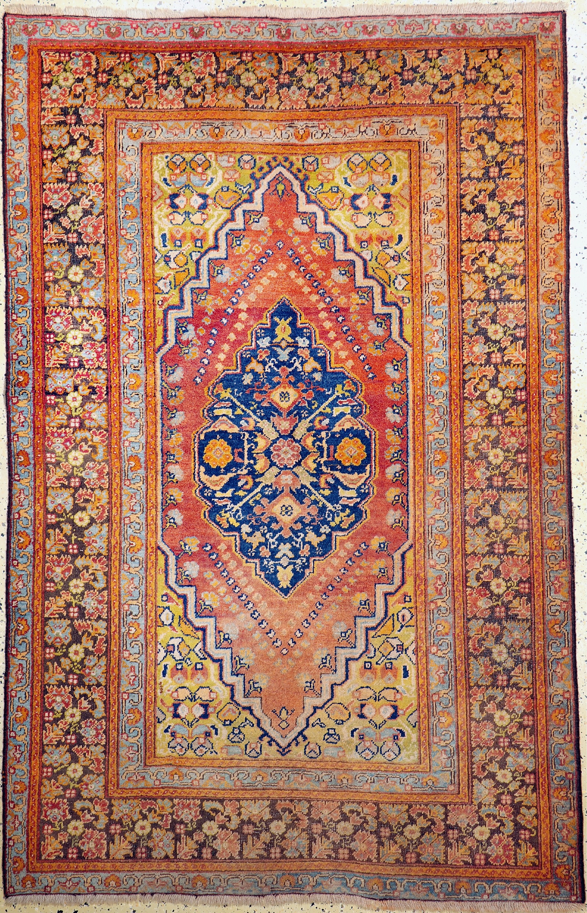 Karabagh alt, Kaukasus, um 1920/1930, Wolleauf Wolle, ca. 222 x 145 cm, EHZ: 2(oxidiert)