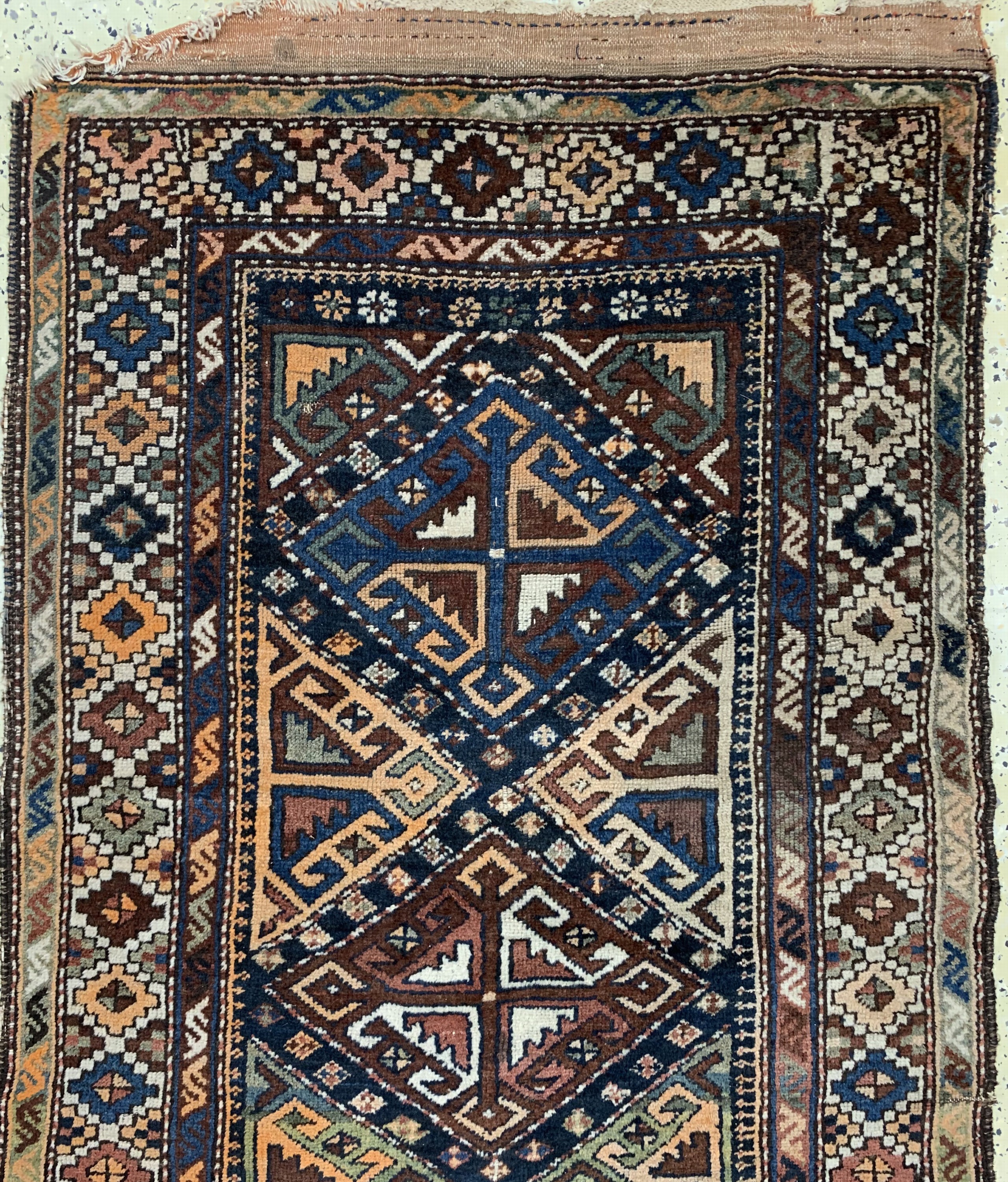 Detail a: Shahsawan antik, Persien, um 1900, Wolle auf Baumwolle, ca. 290 x 105 cm, EHZ: 4