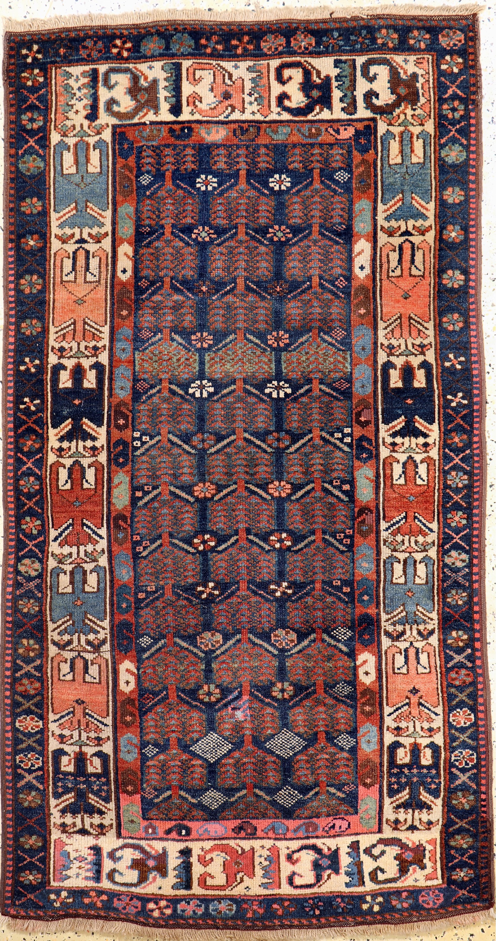 Kazak alt, Kaukasus, um 1920/1930, Wolle auf Wolle, ca. 195 x 105 cm, EHZ: 2(kleine Restaurierung)