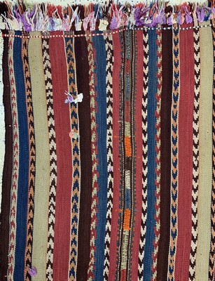 26714531b - Malatya Djajim(3 lanes), Turkey, around 1940, wool on wool, approx. 210 x 132 cm, condition:2. Rugs, Carpets & Flatweaves