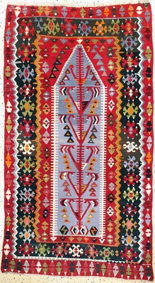 Image 26714534 - Anatol Kilim, Turkey, approx. 60 years, wool on wool, approx. 183 x 100 cm, condition: 2. Rugs, Carpets & Flatweaves