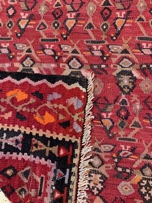 26714541d - Anatol Kilim old, Turkey, around 1930, wool onwool, approx. 375 x 160 cm, condition: 3. Rugs, Carpets & Flatweaves