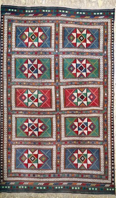 Image 26714542 - Anatol Shaddah old, Turkey, around 1950, wool on wool, approx. 285 x 177 cm, condition: 2. Rugs, Carpets & Flatweaves