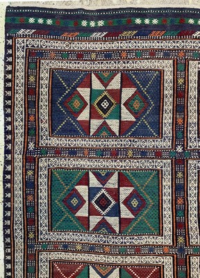 26714542b - Anatol Shaddah old, Turkey, around 1950, wool on wool, approx. 285 x 177 cm, condition: 2. Rugs, Carpets & Flatweaves
