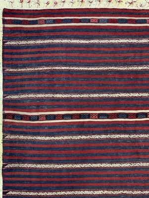 Image 26714543b - Anatol Kilim old, Turkey, around 1920, wool onwool, approx. 244 x 154 cm, condition: 2 (restored). Rugs, Carpets & Flatweaves