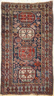 Image 26714564 - Antique Kazak, Caucasus, 19th century, wool onwool, approx. 176 x 103 cm, condition: 3. Rugs, Carpets & Flatweaves