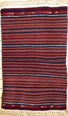 Image 26714565 - Anatol Kilim, Turkey, approx. 60 years, wool on wool, approx. 210 x 132 cm, condition: 2. Rugs, Carpets & Flatweaves