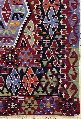 26714579a - Anatol Kilim old, Turkey, around 1950, wool on wool, approx. 314 x 180 cm, condition: 2. Rugs, Carpets & Flatweaves