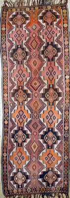 Image 26714580 - Kars Kilim old, Turkey, around 1940/1950, wool on wool, approx. 350 x 127 cm, condition: 2. Rugs, Carpets & Flatweaves