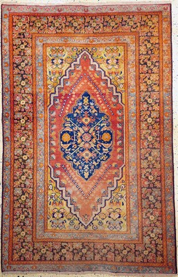 Image 26714589 - Karabagh old, Caucasus, around 1920/1930, woolon wool, approx. 222 x 145 cm, condition: 2 (oxidized). Rugs, Carpets & Flatweaves