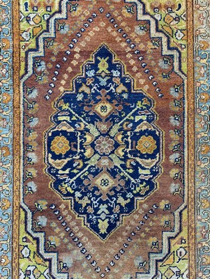 26714589b - Karabagh old, Caucasus, around 1920/1930, woolon wool, approx. 222 x 145 cm, condition: 2 (oxidized). Rugs, Carpets & Flatweaves