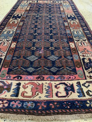 26714592d - Kazak old, Caucasus, around 1920/1930, wool on wool, approx. 195 x 105 cm, condition: 2 (small restoration). Rugs, Carpets & Flatweaves
