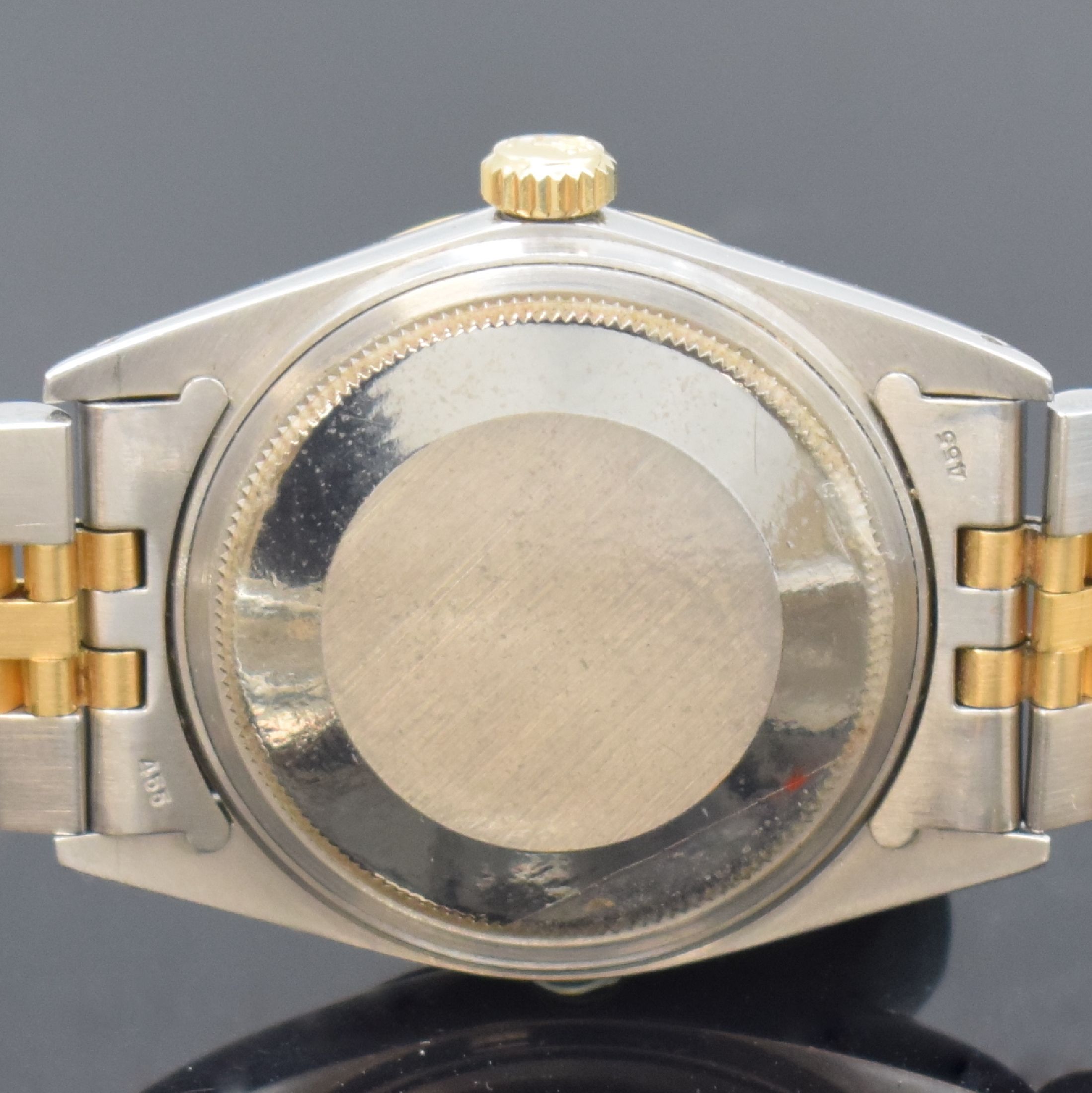Detail f: ROLEX Datejust in Stahl/Gold mit original Box und Papier Referenz 16013, Schweiz lt. orig. Papier verk. 1983, Automatik, verschr. Oystergeh., ...