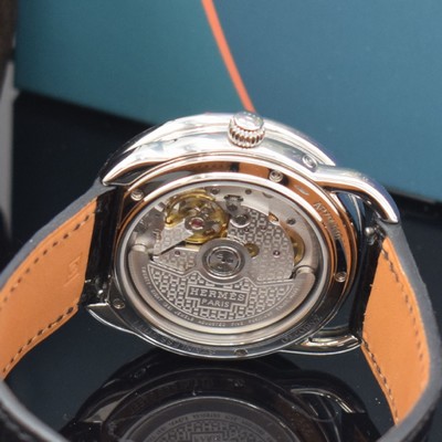 26715027e - HERMES Armbanduhr Serie Arceau Petite Lune mit Brillantlünette Referenz AR7M.510