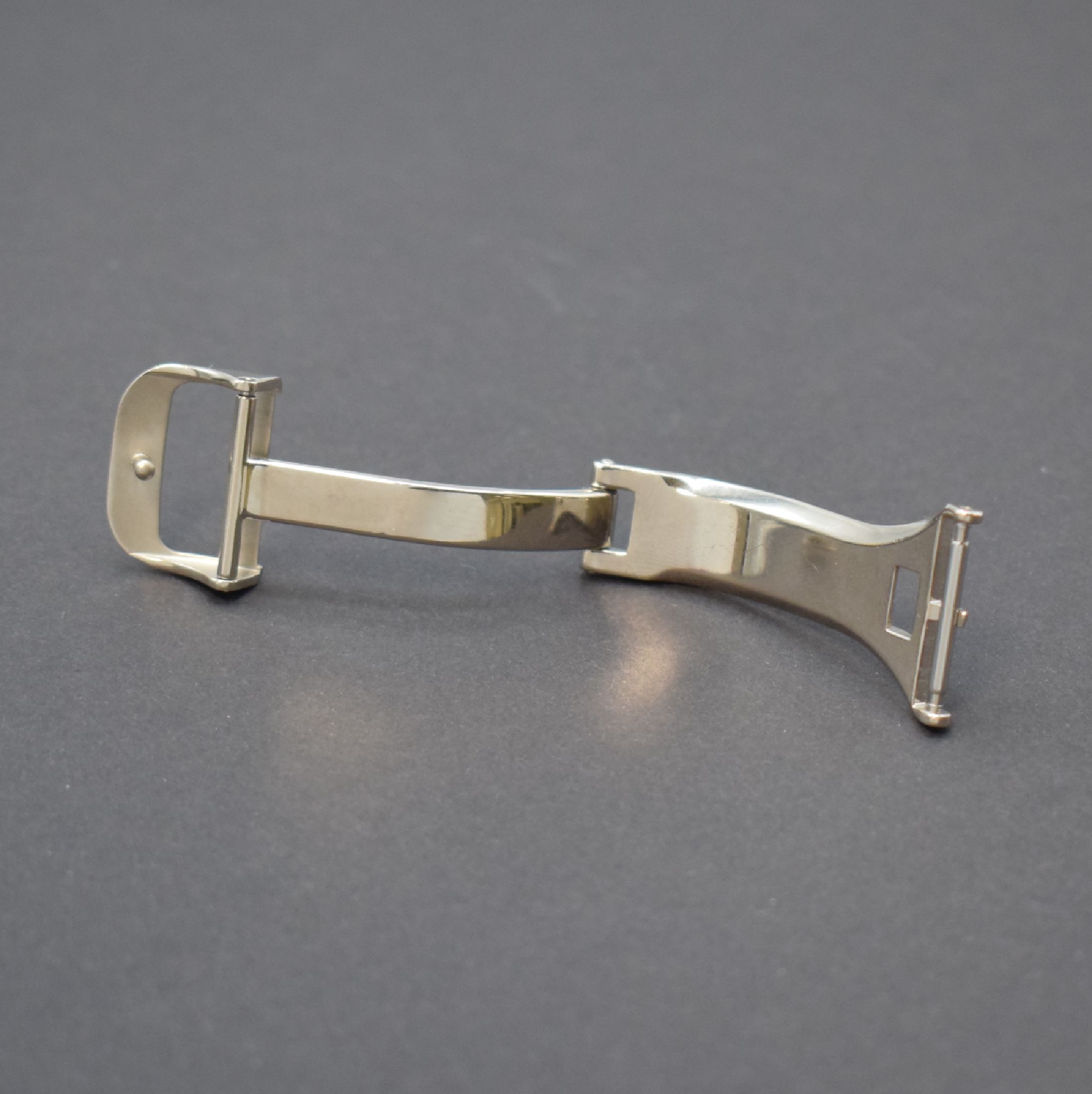 Detail b: Jaeger-LeCoultre Faltschließe in WG 750/000 für Lederband, Stegbreite ca. 18 mm, Gew. ca. 17g, guter gebrauchter Zustand