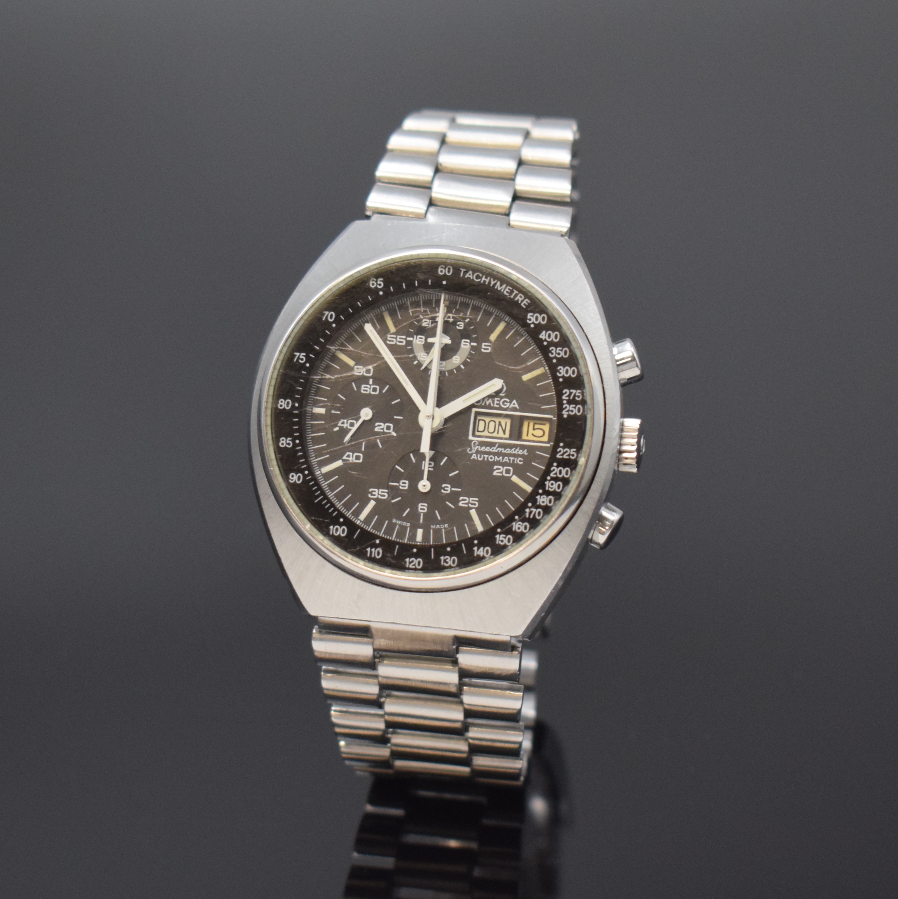 Detail a: OMEGA Speedmaster Automatic Armbandchronograph sogenannte Mark 4,5 Referenz 176.0012, Schweiz um 1980, verschr. Geh. inkl. orig. Gliederband m. ...