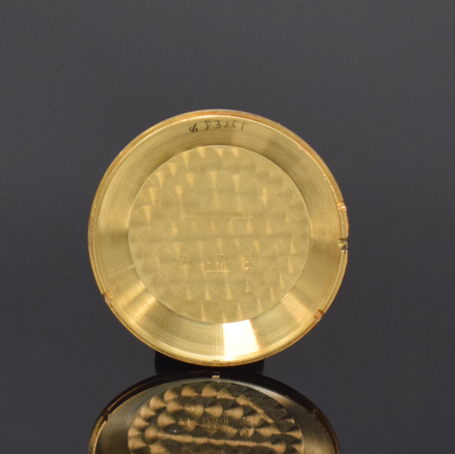 Detail e: Jaeger-LeCoultre Triple Calendar Herrenarmbanduhr mit Vollkalender in GG 750/000 Referenz 141.008.1, Schweiz um 1985, Handaufzug, gedr. Geh., ...