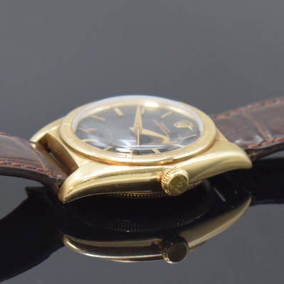 26715844d - ROLEX Oyster Perpetual Bubble Back Chronometer-Armbanduhr in GG 585/000 mit sehr seltenem original Zifferblatt Referenz 5015