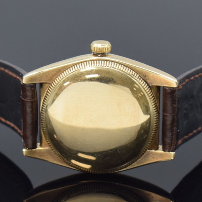 26715844e - ROLEX Oyster Perpetual Bubble Back Chronometer-Armbanduhr in GG 585/000 mit sehr seltenem original Zifferblatt Referenz 5015
