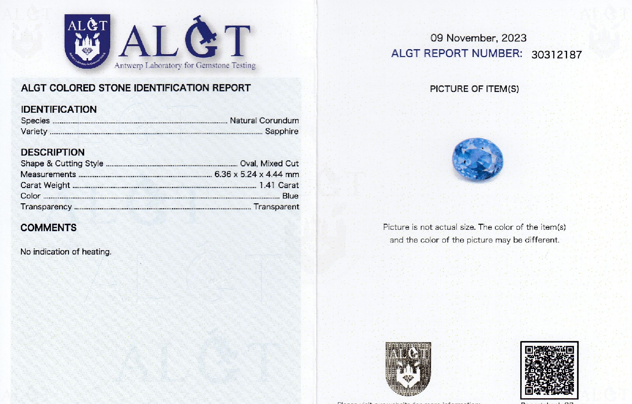Detail d: Konvolut 5 lose ovalfacett. Saphire zus. ca. 5.33 ct: 1 x ca. 1.02 ct, Deep Blue, transparent; 1 x ca. 1.14 ct, Blue transparent; 1 x ca. 1.25 ct, ...