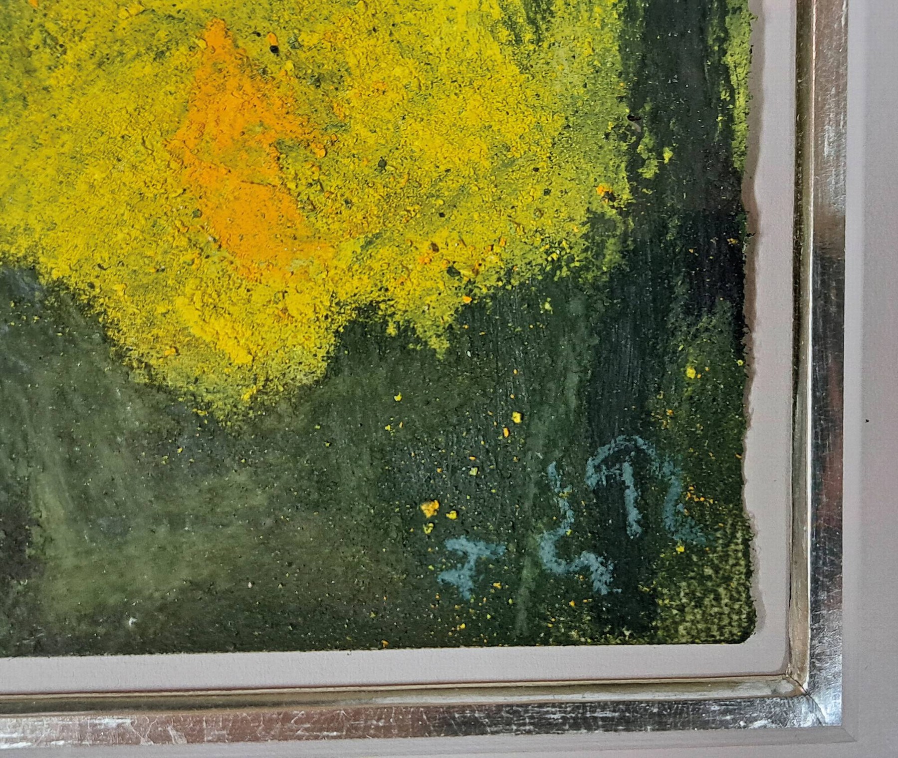 Detail a: Klaus Fußmann, geb. 1938, Gouache, handsign., unter Glas gerahmt, gesamt ca. 36,5x43cm