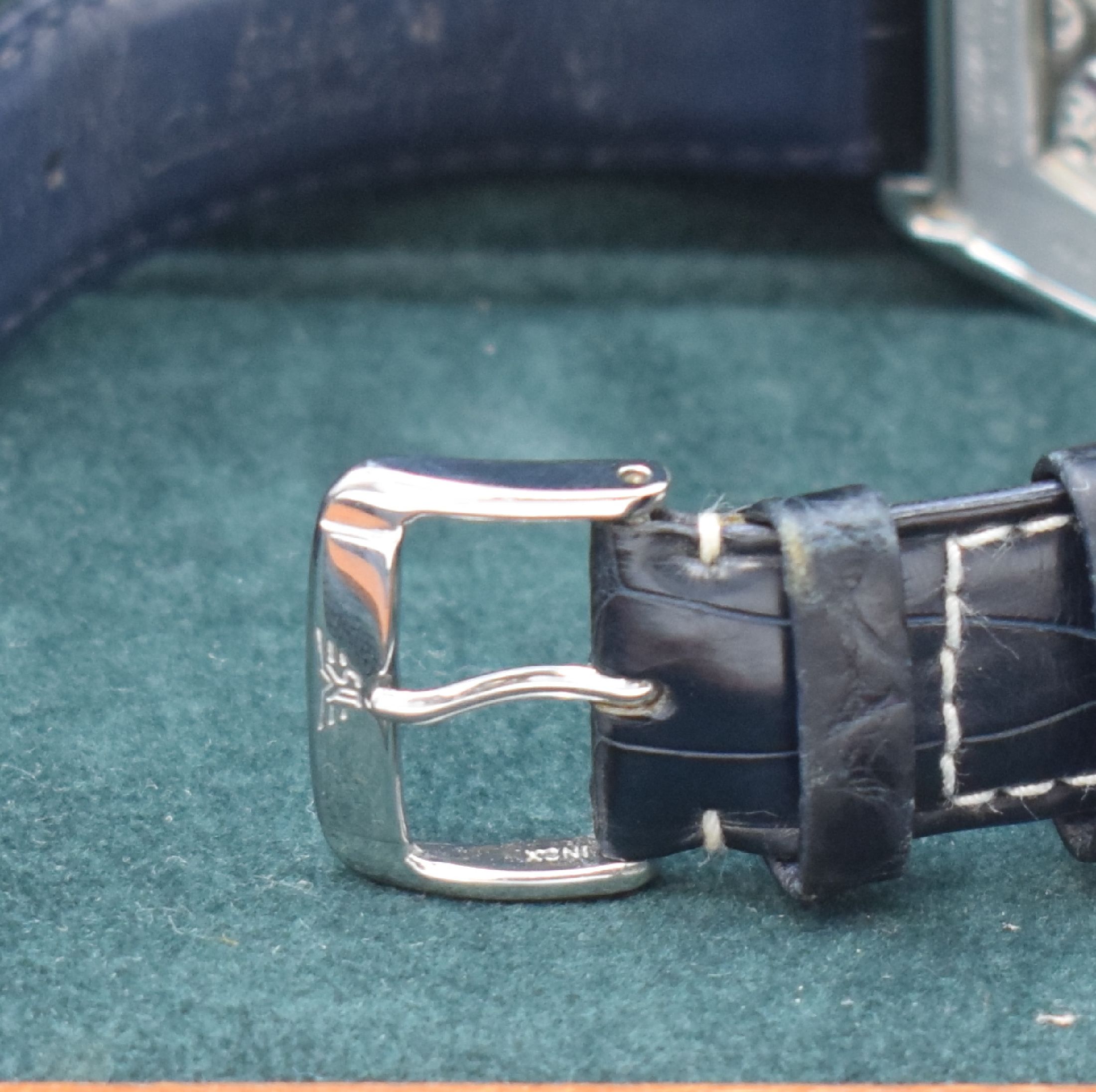 Detail b: DUBEY & SCHALDENBRAND seltene, auf 100 Stück limitierte Herrenarmbanduhr Modell Aerodyn Antique, Handaufzug, Edelstahlgeh. inkl. orig. Lederband m. ...