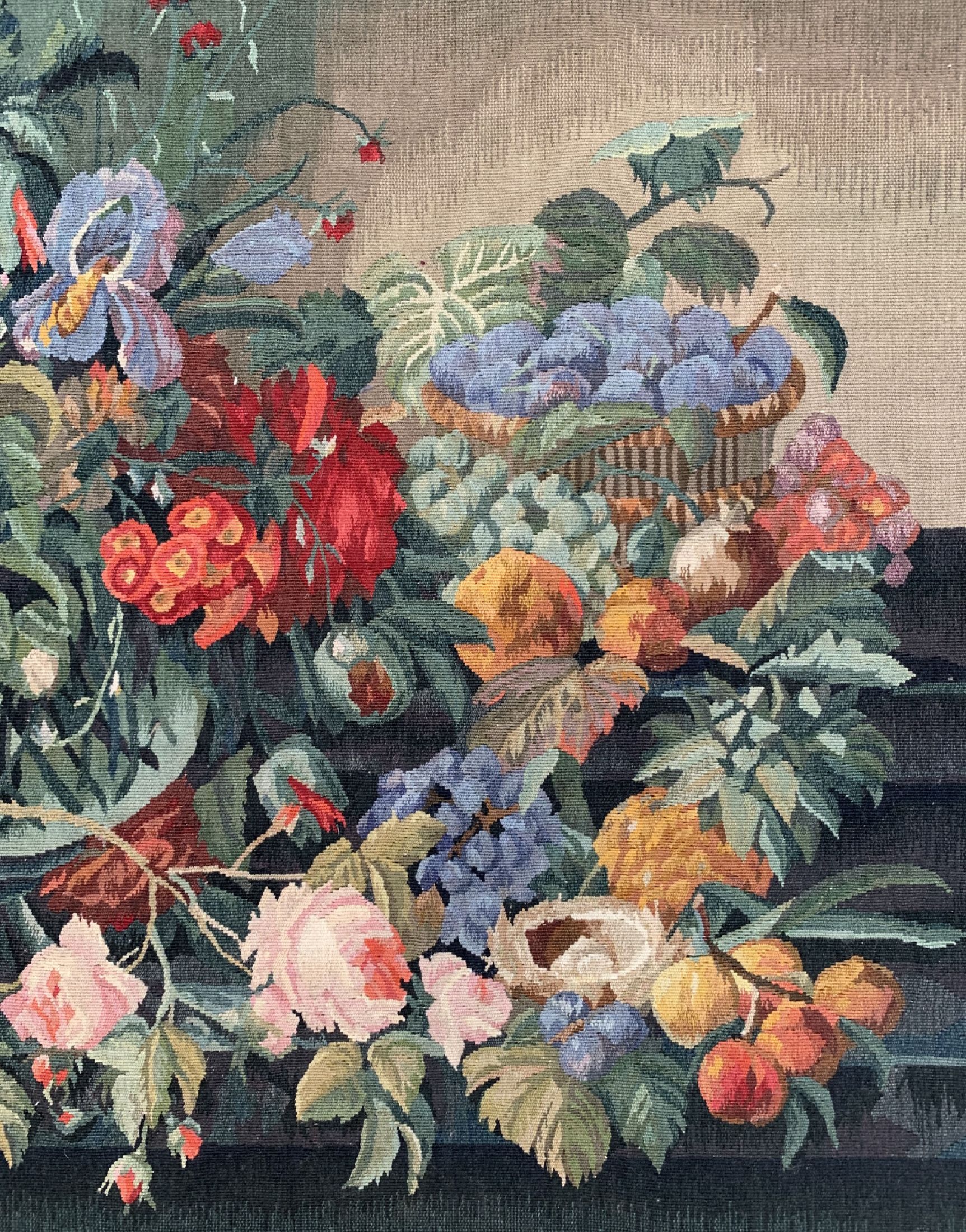 Detail b: Tapisserie, China, ca. 30 Jahre, Wolle auf Baumwolle, ca. 91 x 71 cm, EHZ: 1