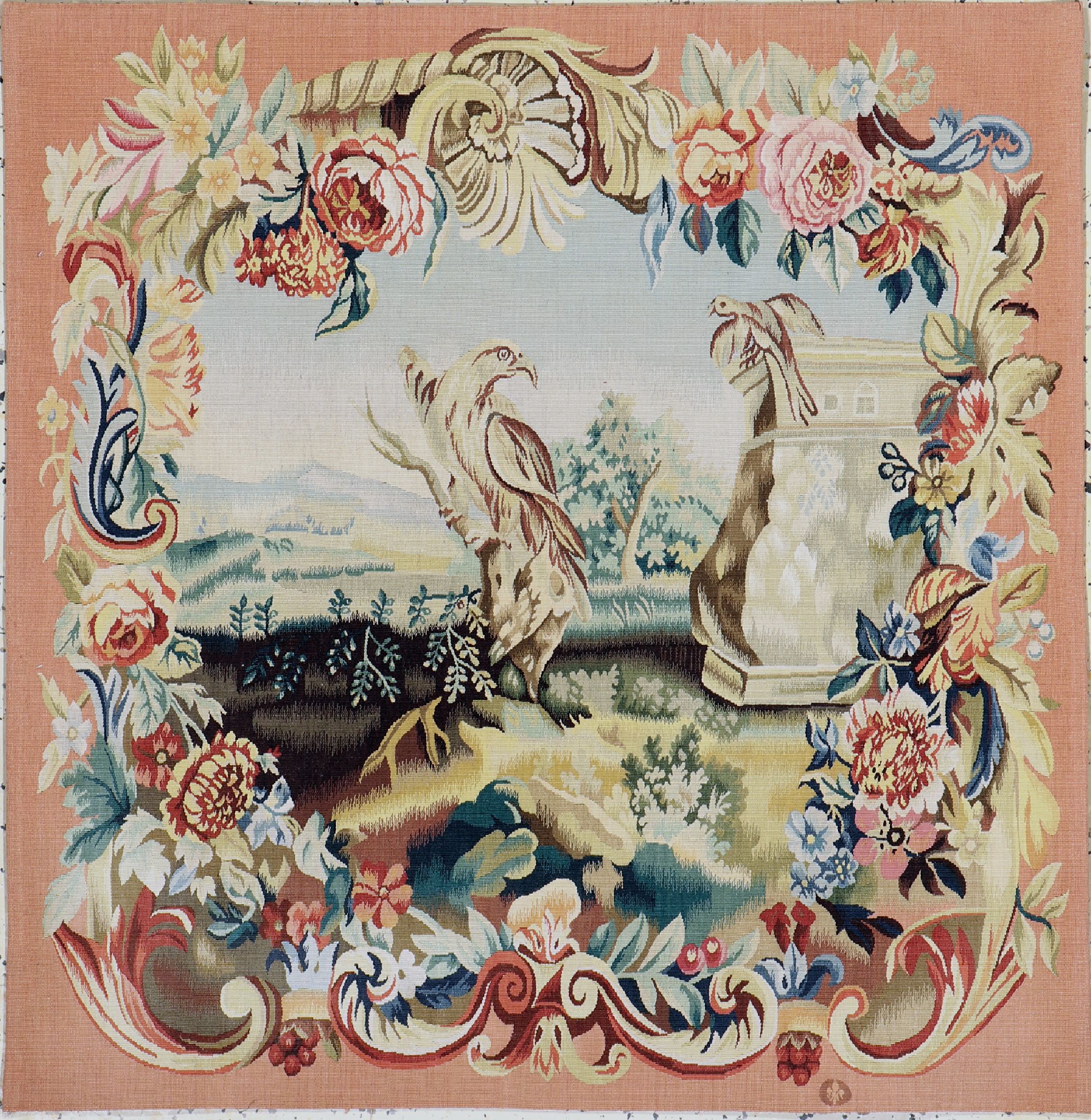 Tapisserie, China, ca. 30 Jahre, Wolle auf Baumwolle, ca. 92 x 90 cm, EHZ: 1