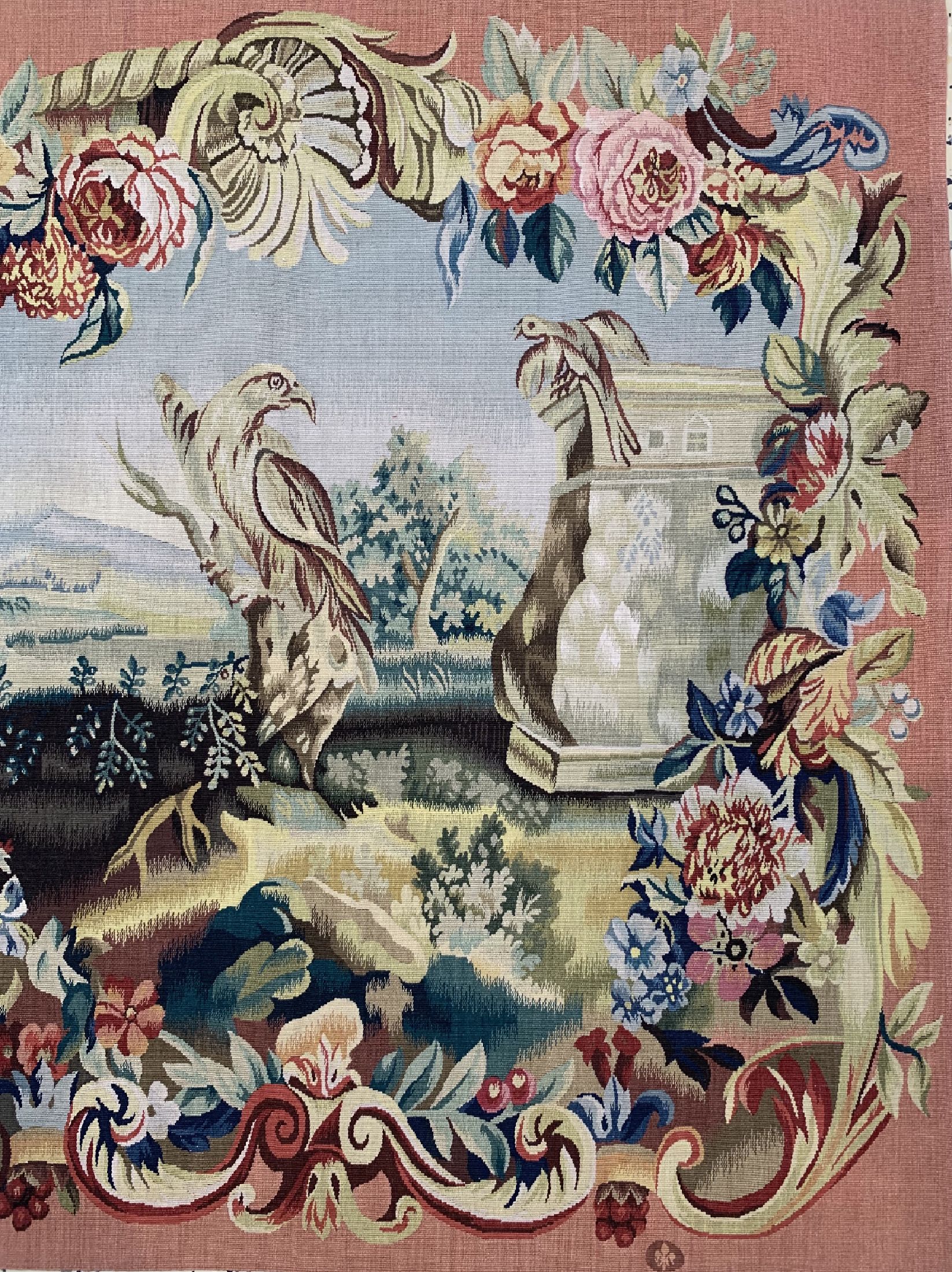 Detail a: Tapisserie, China, ca. 30 Jahre, Wolle auf Baumwolle, ca. 92 x 90 cm, EHZ: 1