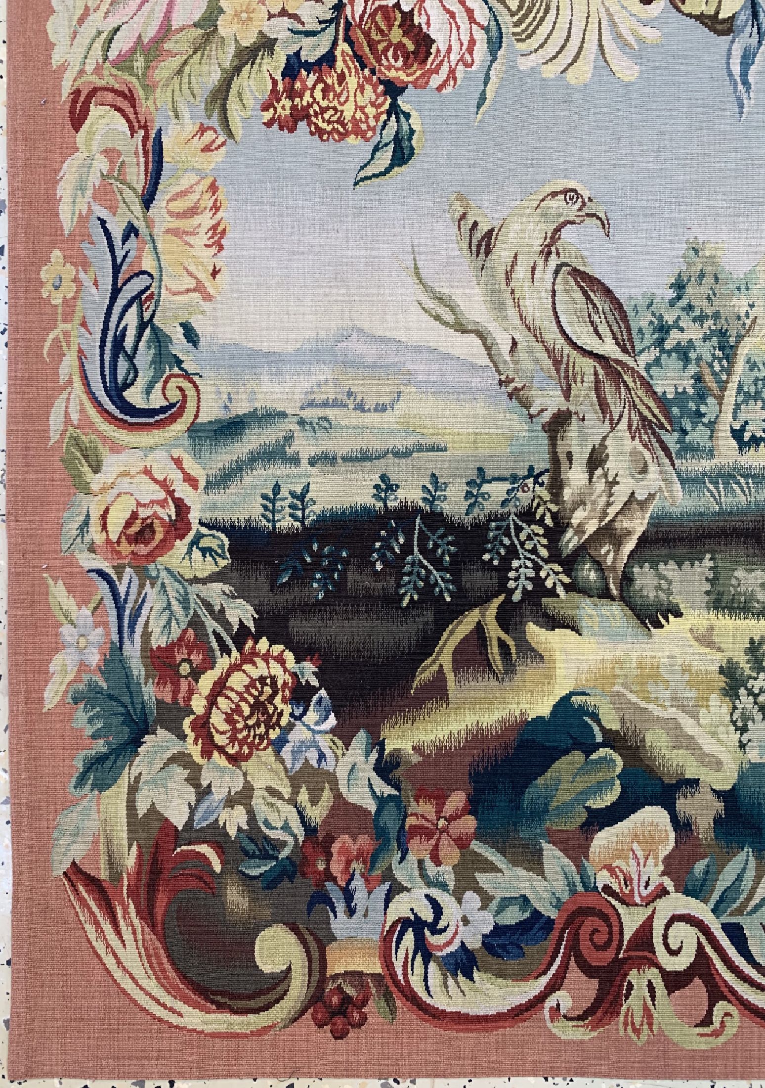 Detail b: Tapisserie, China, ca. 30 Jahre, Wolle auf Baumwolle, ca. 92 x 90 cm, EHZ: 1