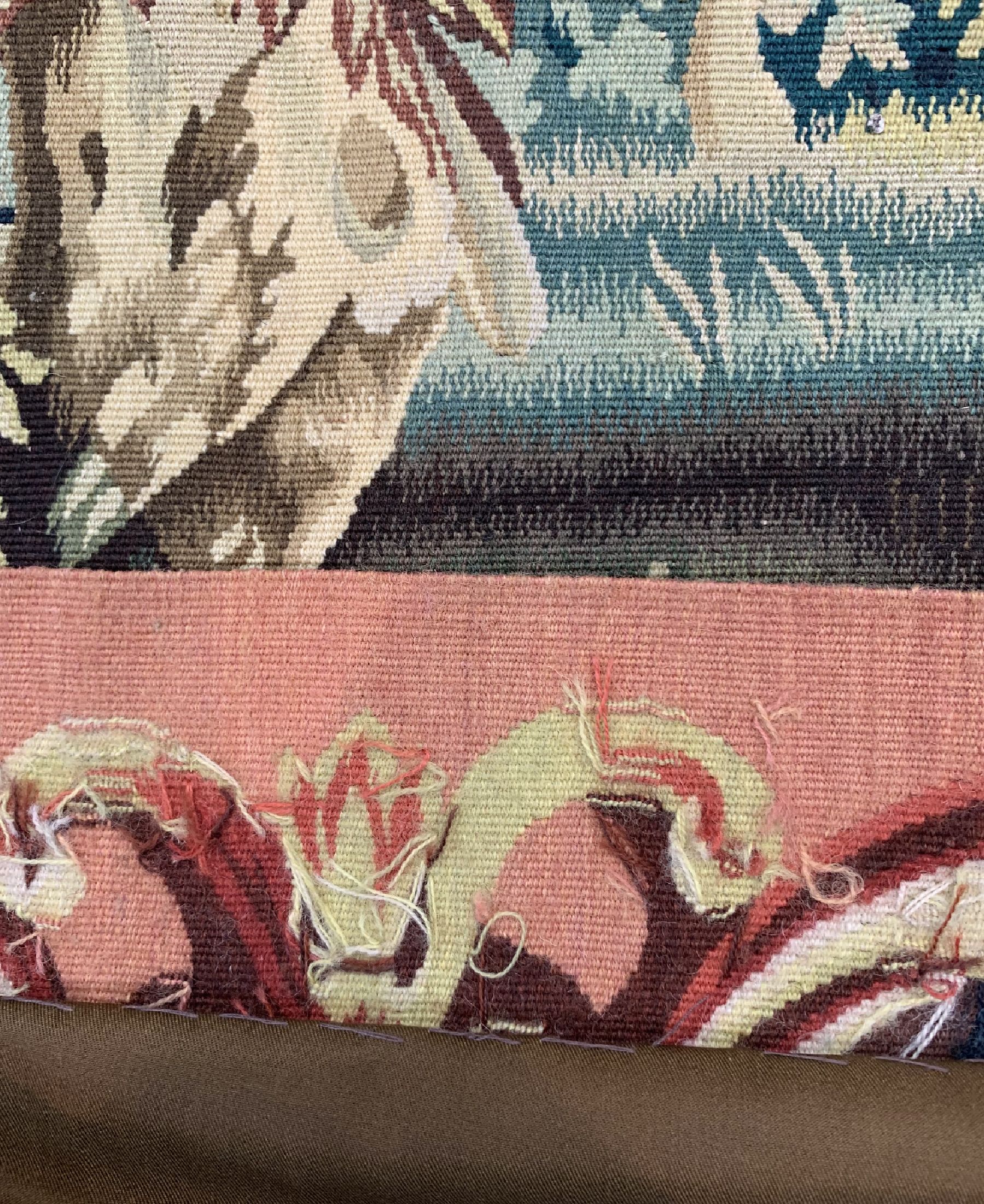 Detail d: Tapisserie, China, ca. 30 Jahre, Wolle auf Baumwolle, ca. 92 x 90 cm, EHZ: 1
