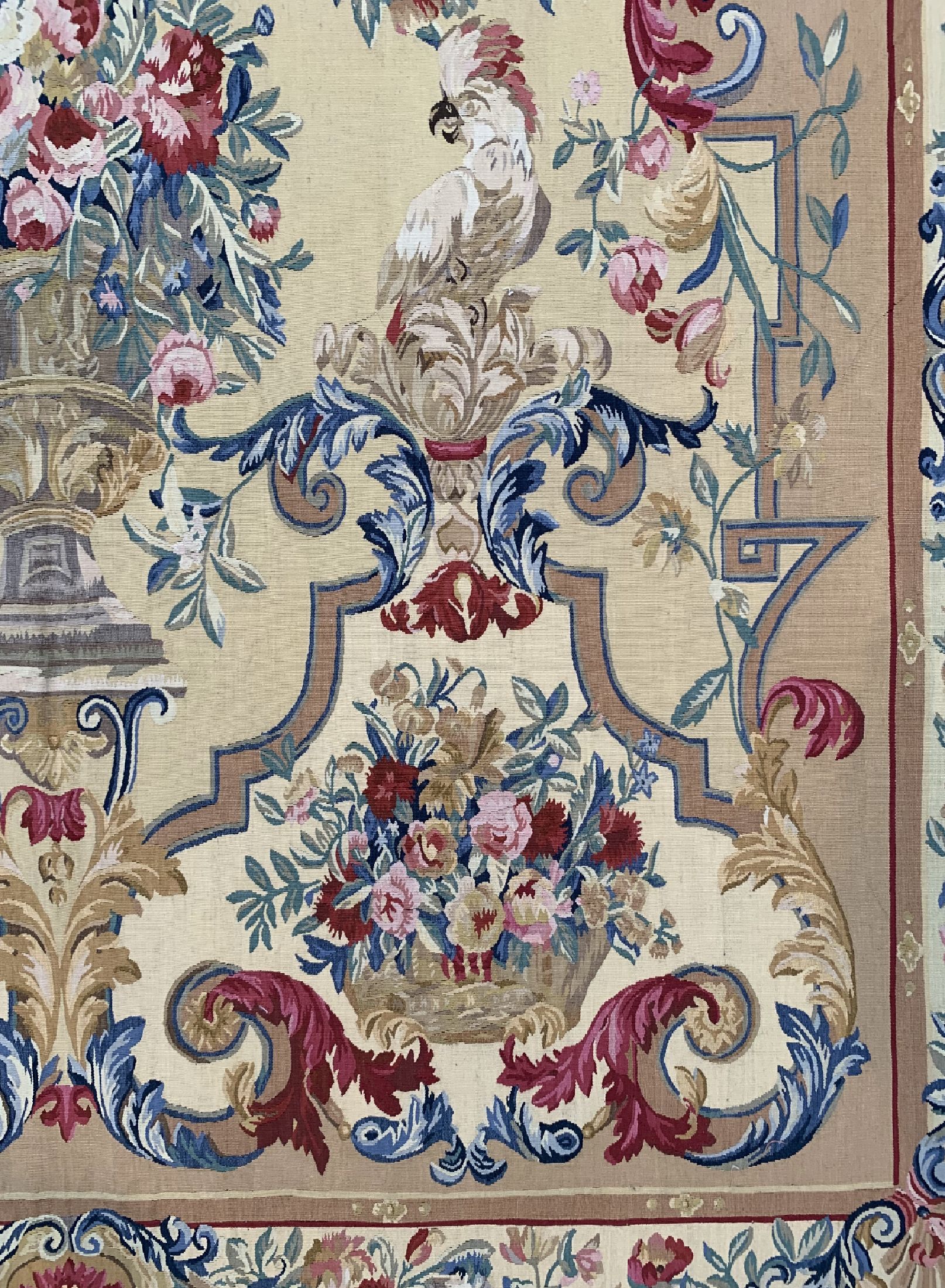 Detail a: Tapisserie, China, ca. 30 Jahre, Wolle auf Baumwolle, ca. 208 x 207 cm, EHZ: 1