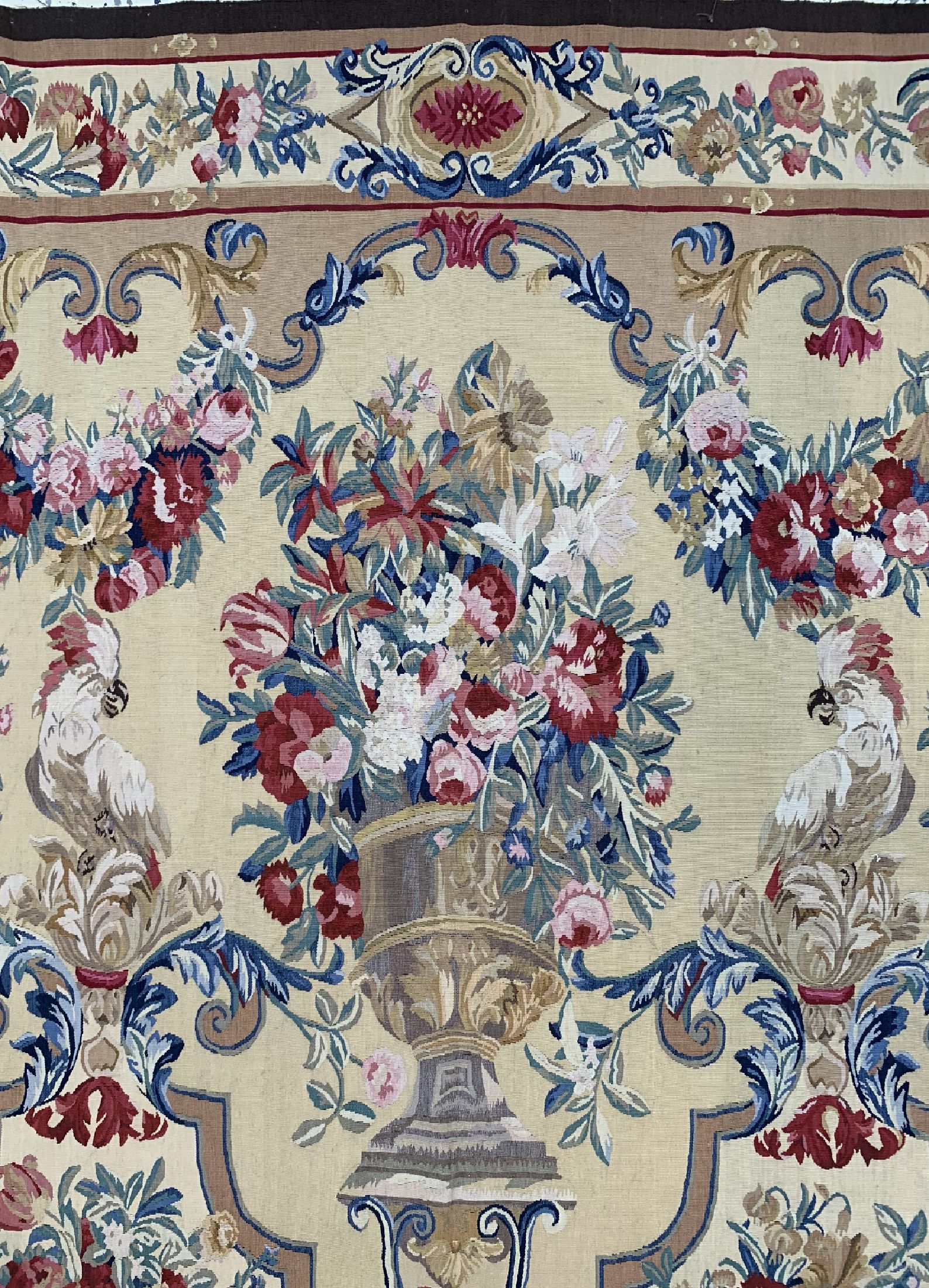 Detail c: Tapisserie, China, ca. 30 Jahre, Wolle auf Baumwolle, ca. 208 x 207 cm, EHZ: 1