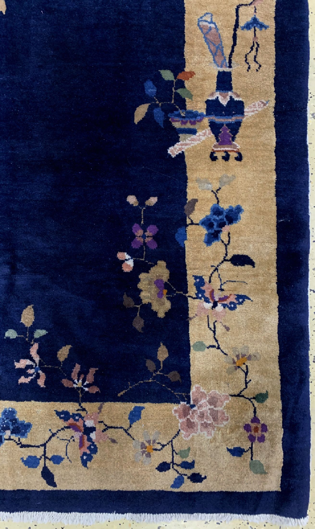 Detail a: Antiker Peking, China, um 1900, Wolle auf Baumwolle, ca. 265 x 185 cm, EHZ: 2-3