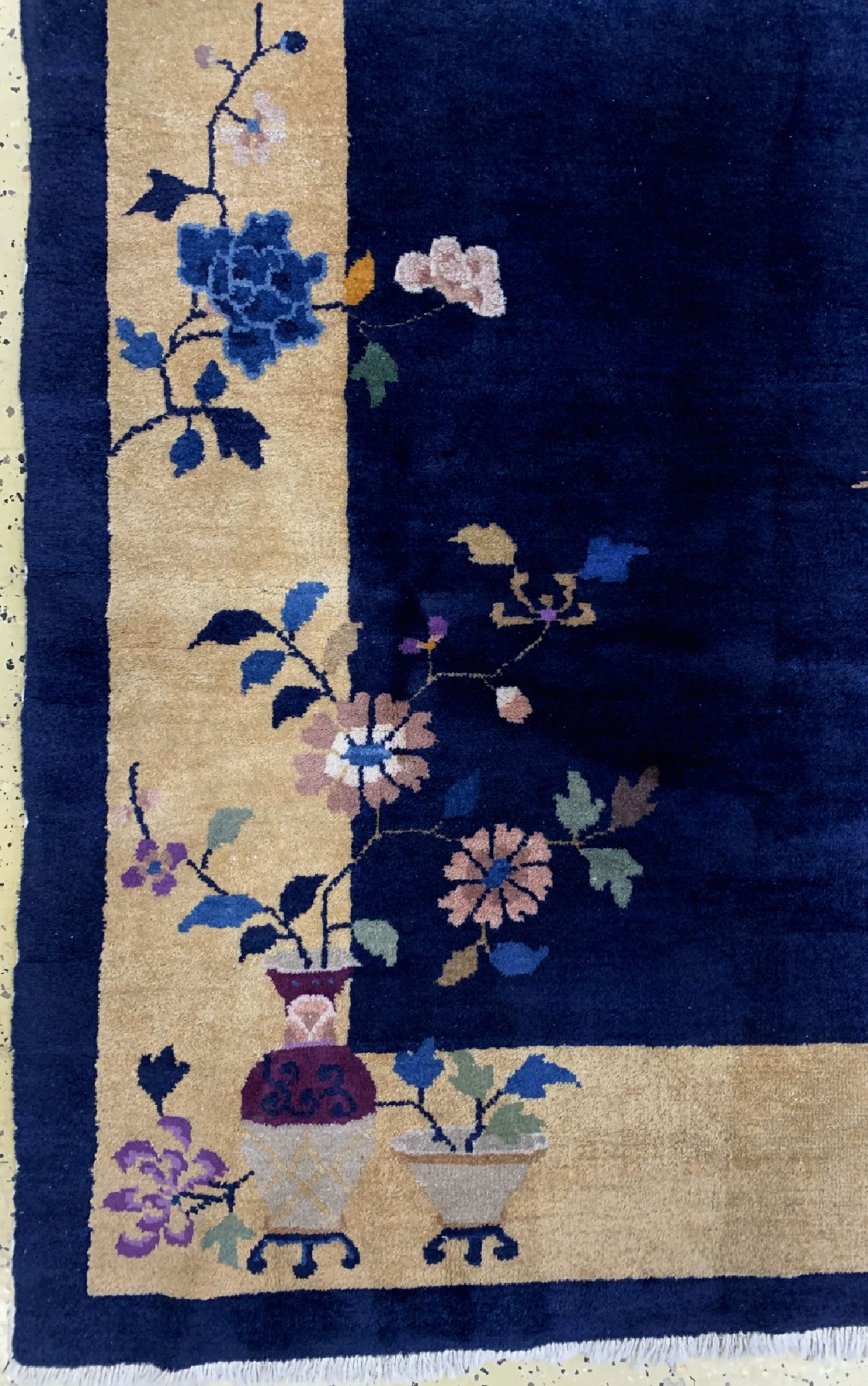 Detail b: Antiker Peking, China, um 1900, Wolle auf Baumwolle, ca. 265 x 185 cm, EHZ: 2-3