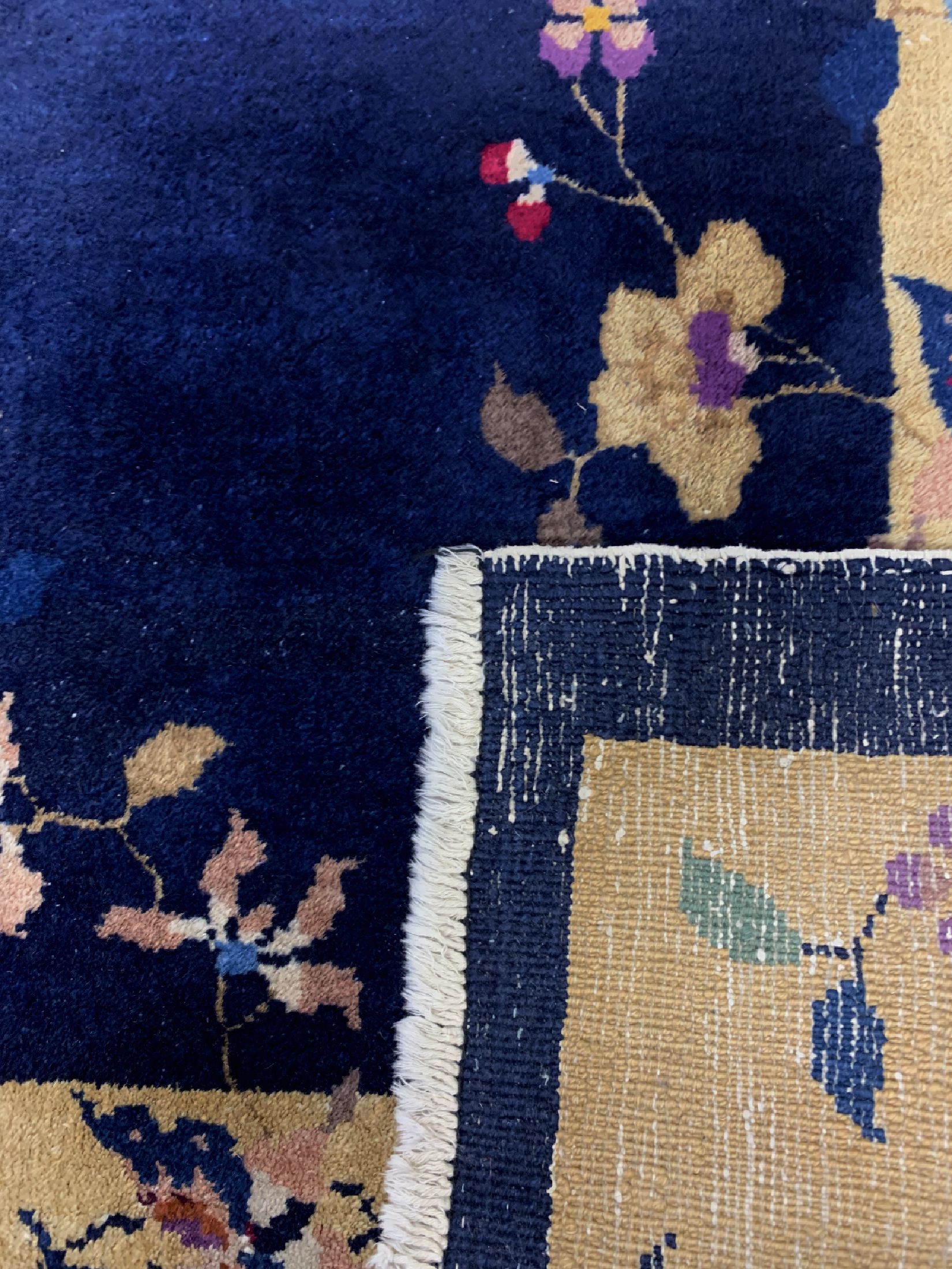 Detail f: Antiker Peking, China, um 1900, Wolle auf Baumwolle, ca. 265 x 185 cm, EHZ: 2-3