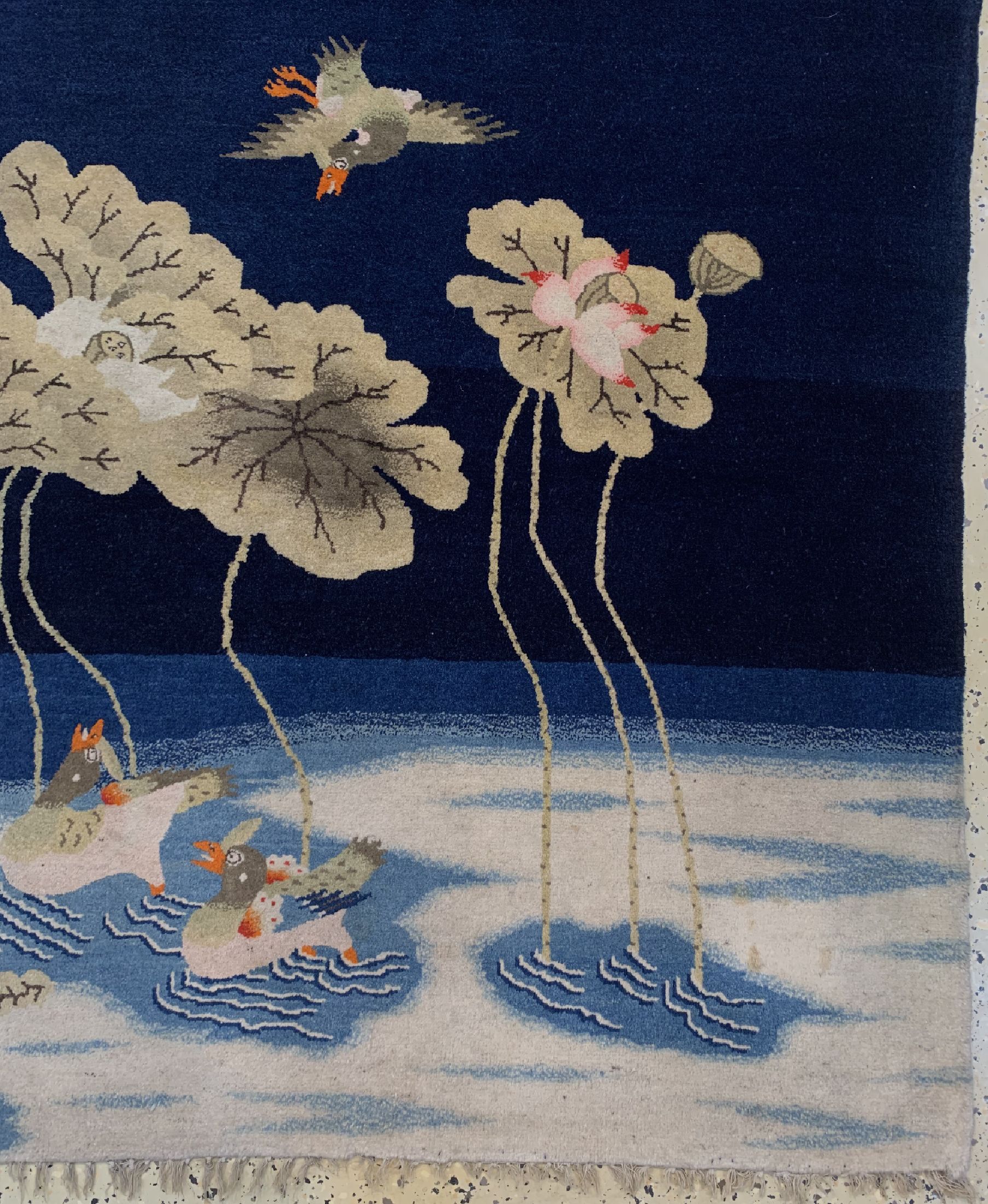 Detail a: Antiker Pao Tow, China, um 1900, Wolle auf Baumwolle, ca. 190 x 122 cm, EHZ: 1-2