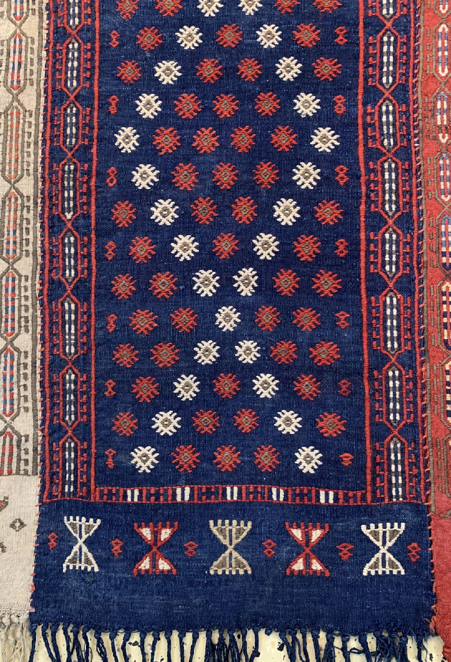 Detail b: Antiker Verneh(3 Bahnig), Türkei, um 1900, Wolle auf Wolle, ca. 400 x 110 cm, EHZ: 2